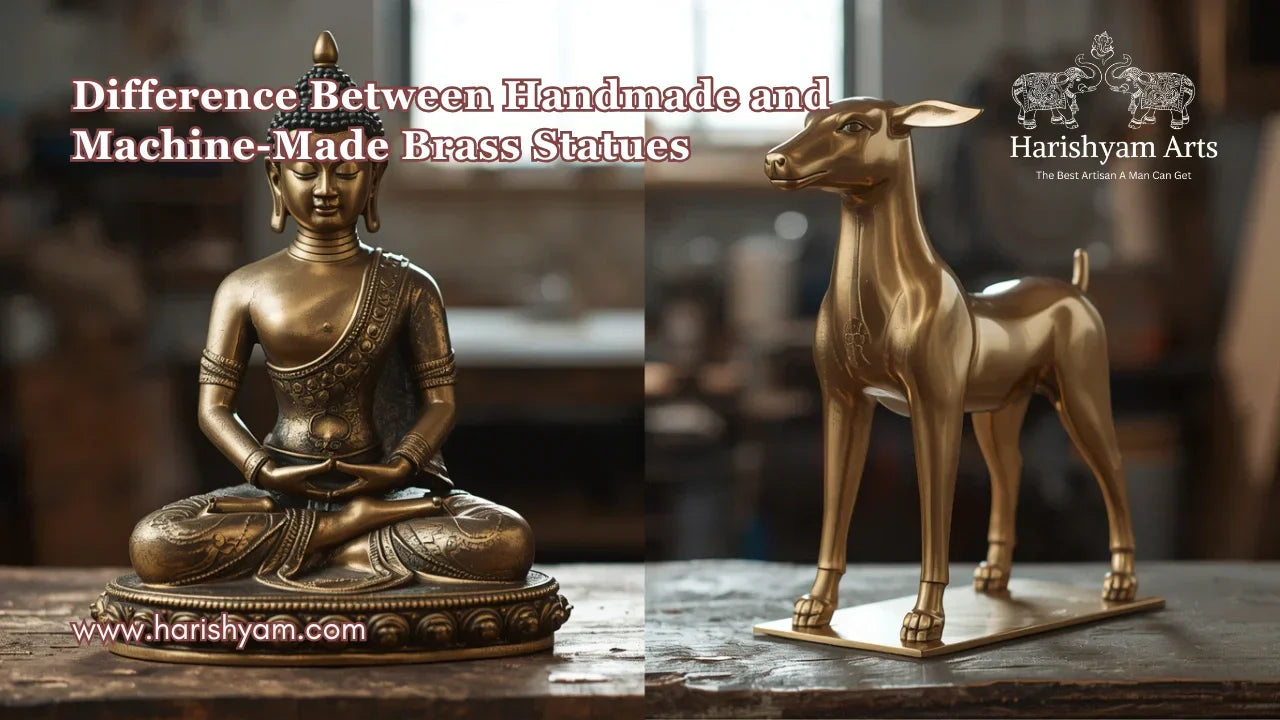 Understanding the Difference Between Handmade and Machine-Made Brass Statues