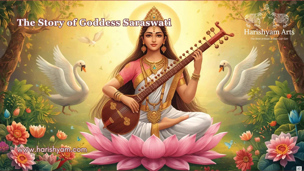 The Story of Goddess Saraswati: The Embodiment of Wisdom and Knowledge