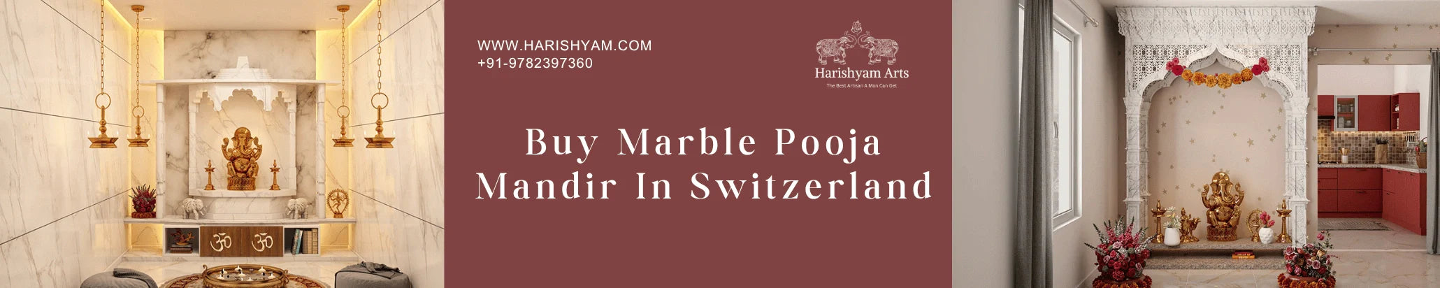 Buy Marble Pooja Mandir In Switzerland