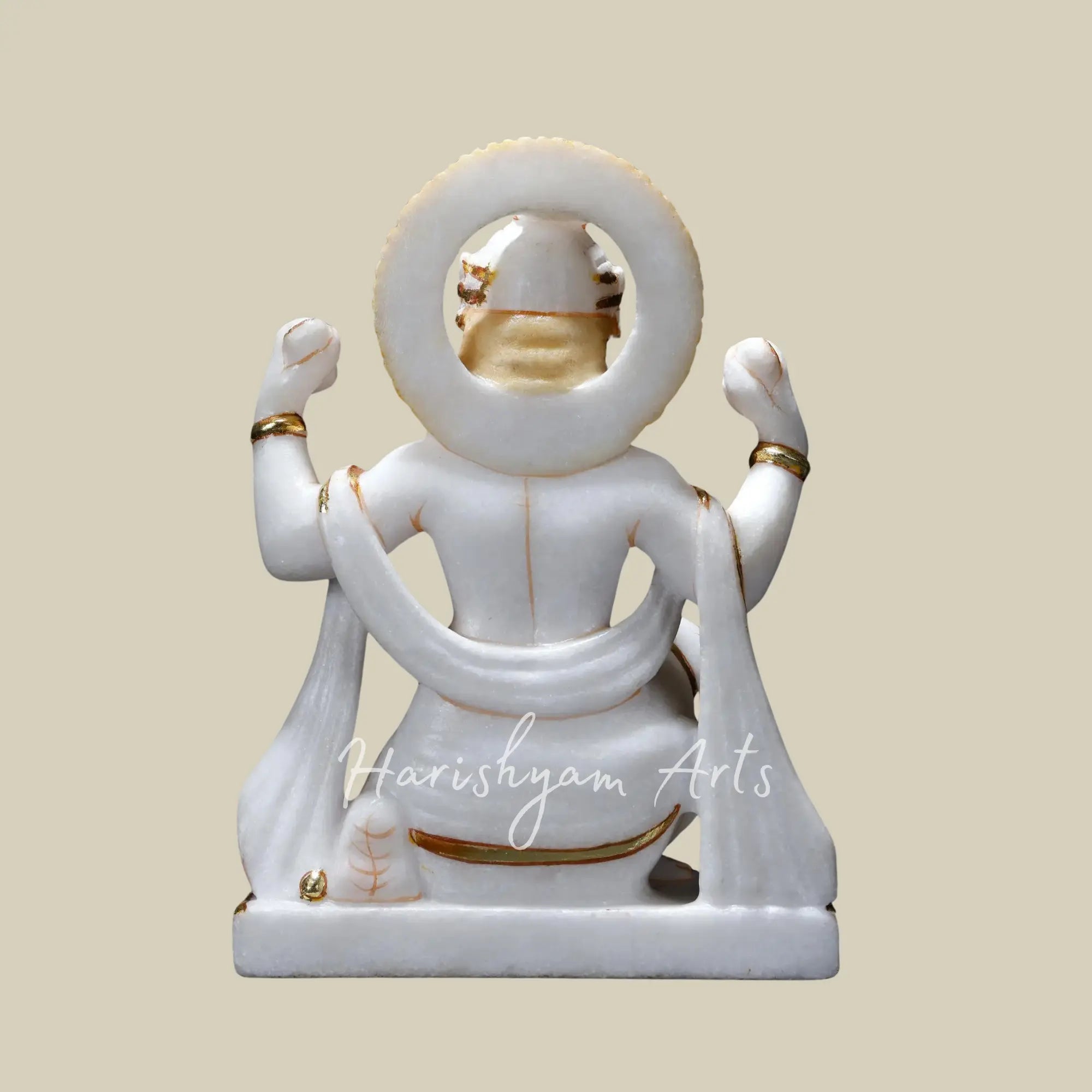 10 inches Lord Hanuman Marble statue2