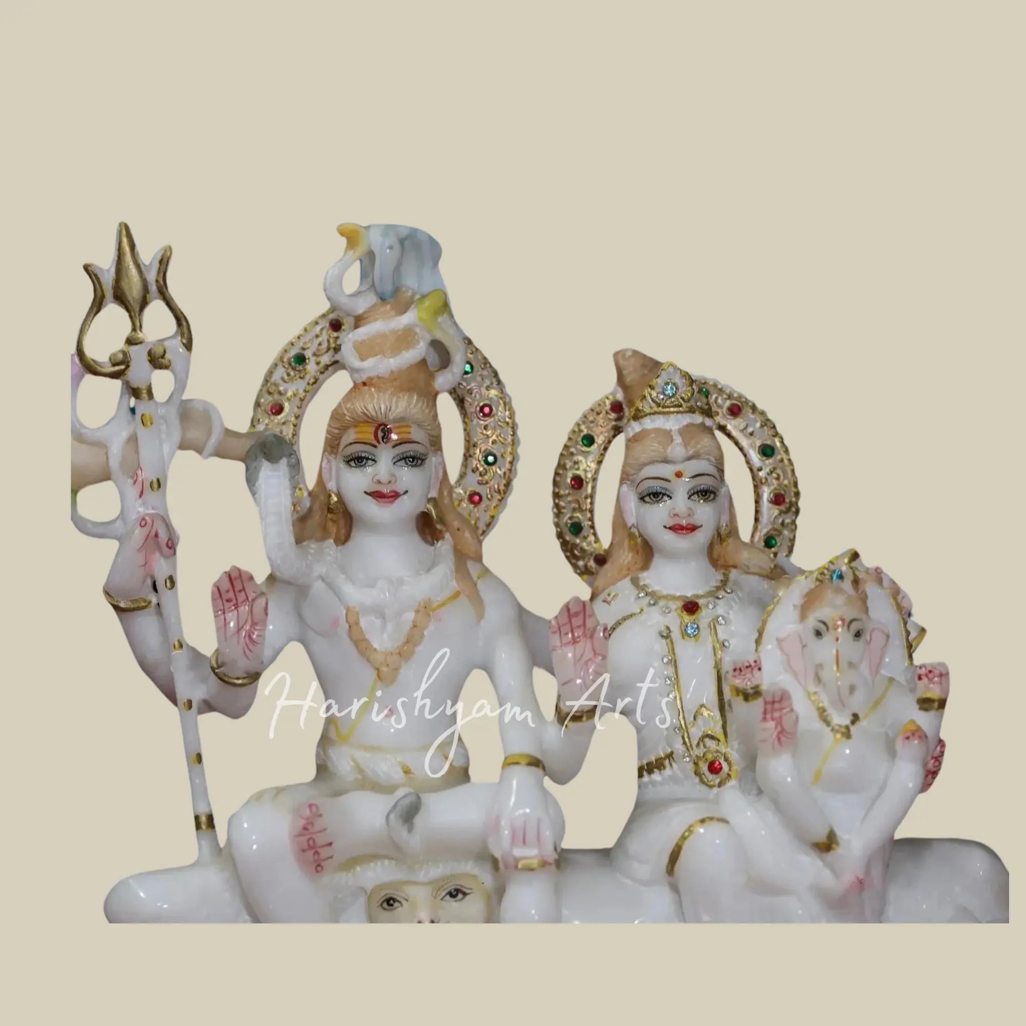10 inches Lord Shiva Marble Idol 2