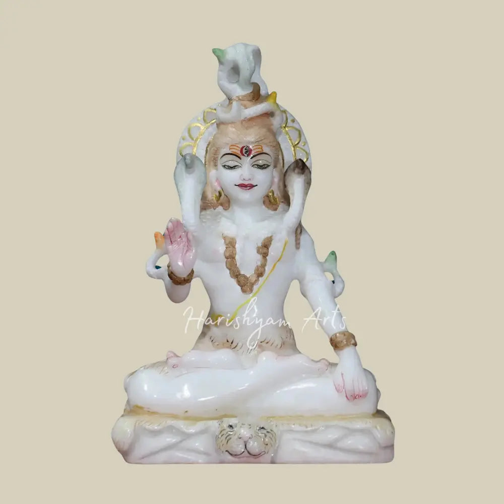 10" Small Shivji Marble Statue
