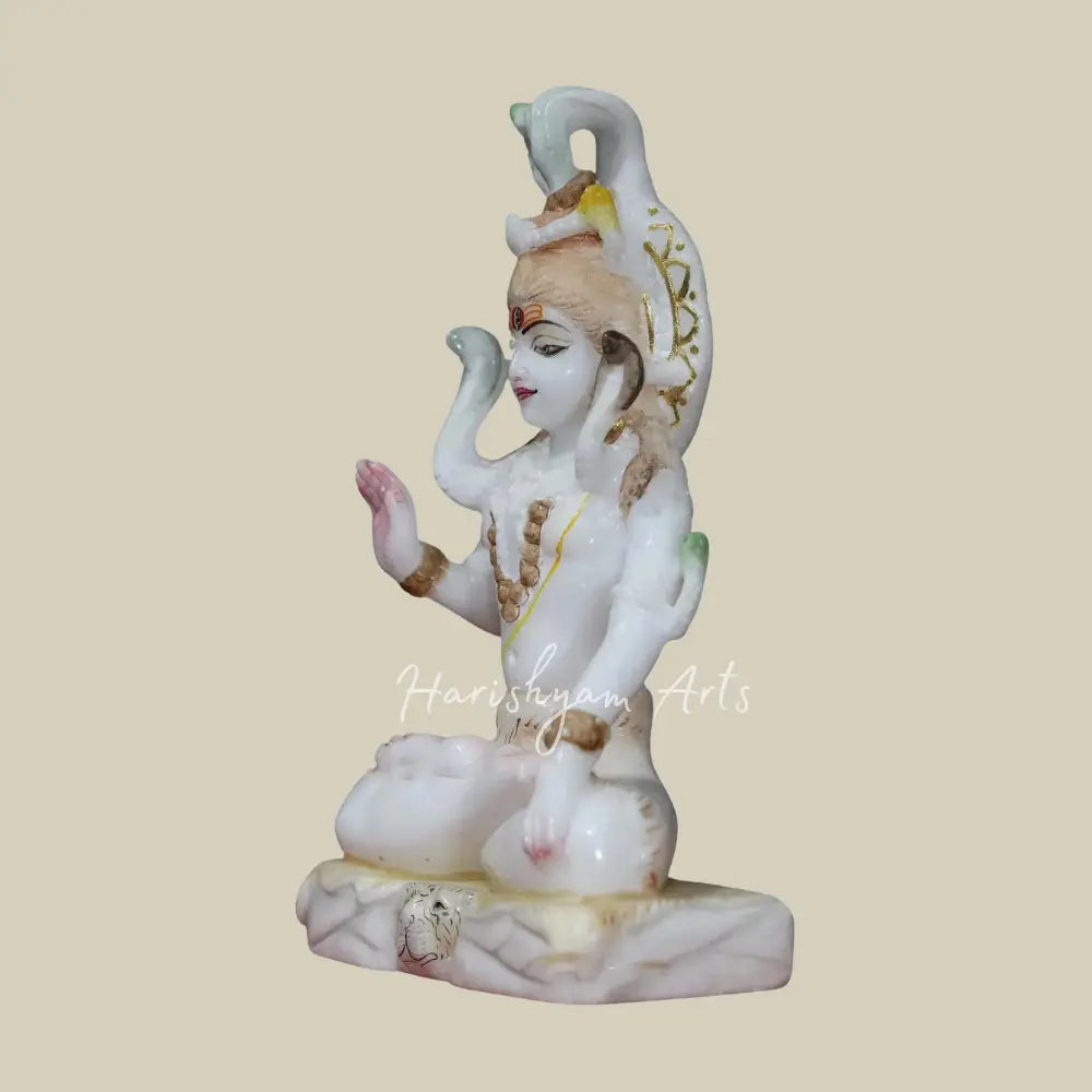 10" Small Shivji Marble Statue