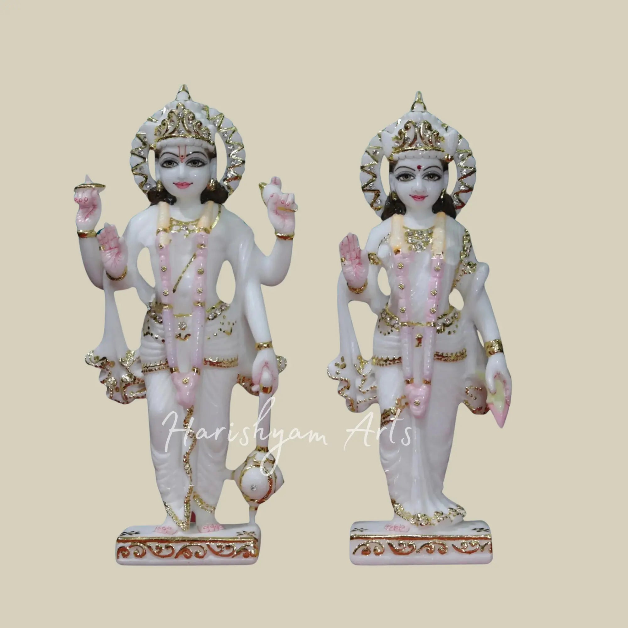 10 inches vishnu laxmi murti for home
