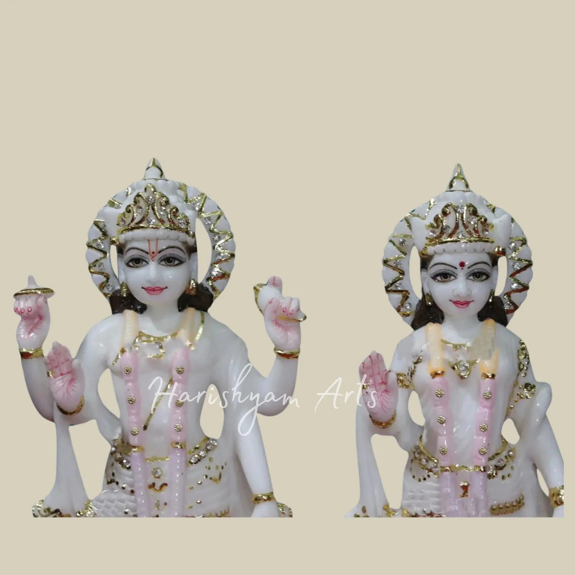 10 inches vishnu laxmi murti for home 1