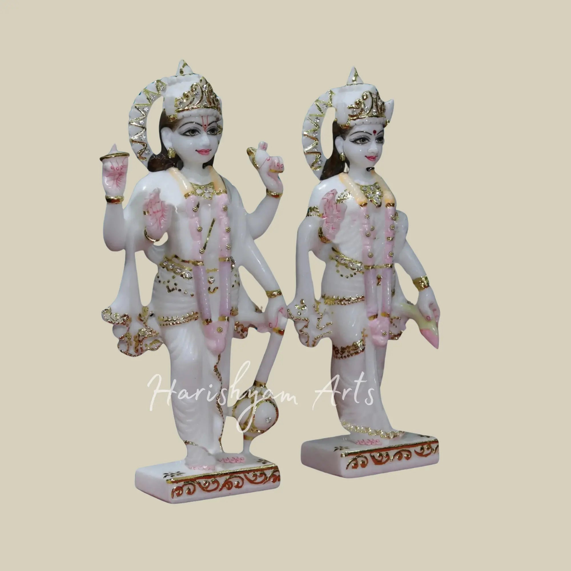 10 inches vishnu laxmi murti for home2