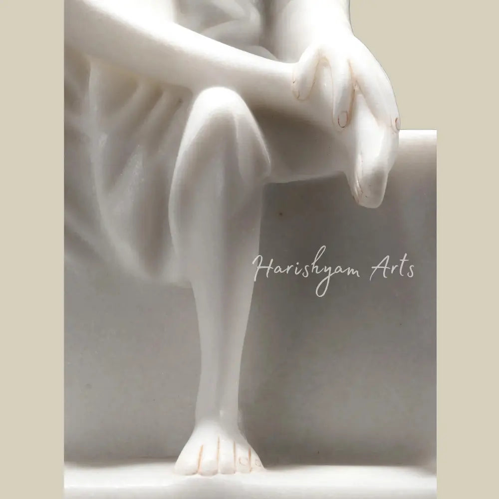 11" Sai Baba Blessing Statue Made from Vietnam Marble