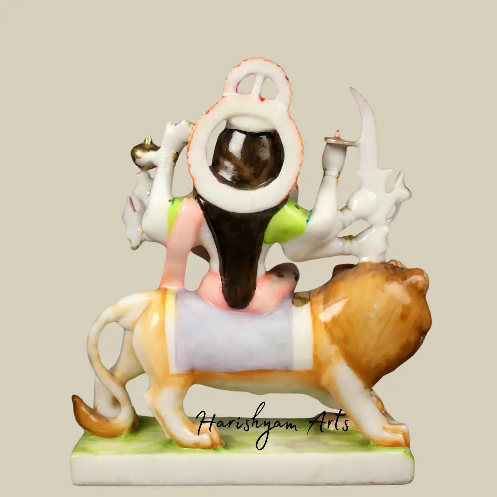 12" Goddess Devi Durga Marble Statue