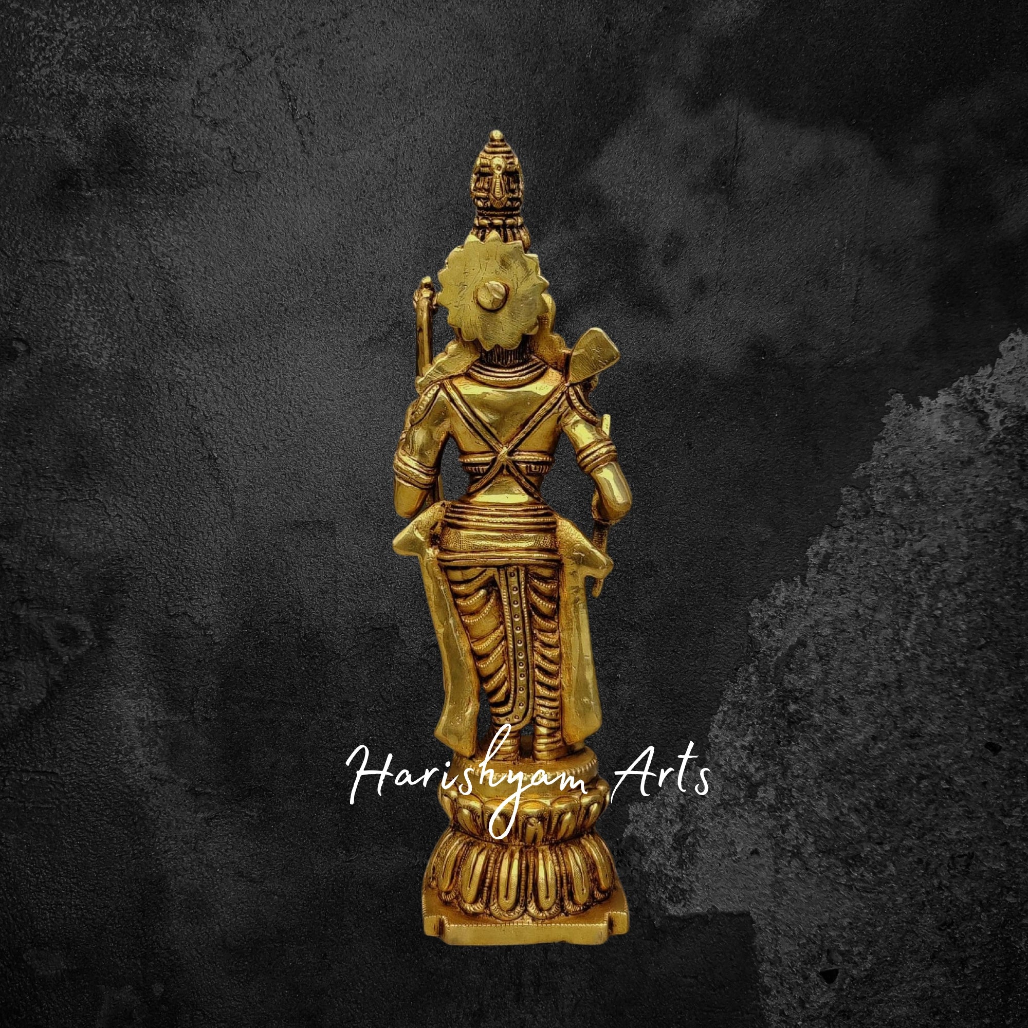 24" Traditional Ram Darbar Brass Statue for Mandir and Gifting