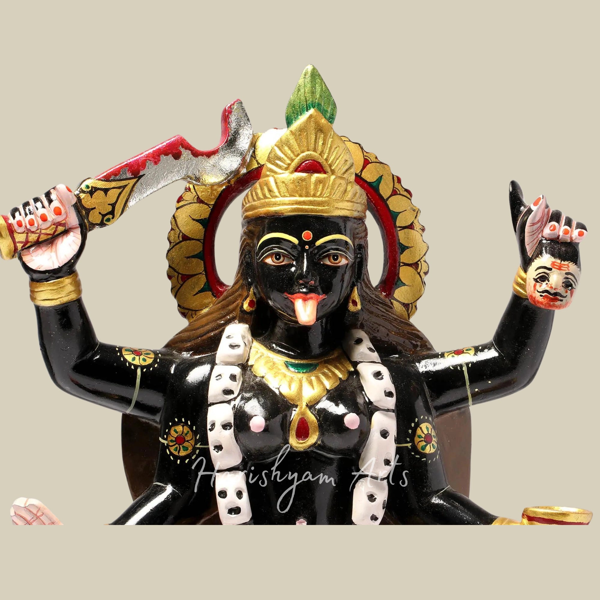 12" Marble Kali Maa Statue