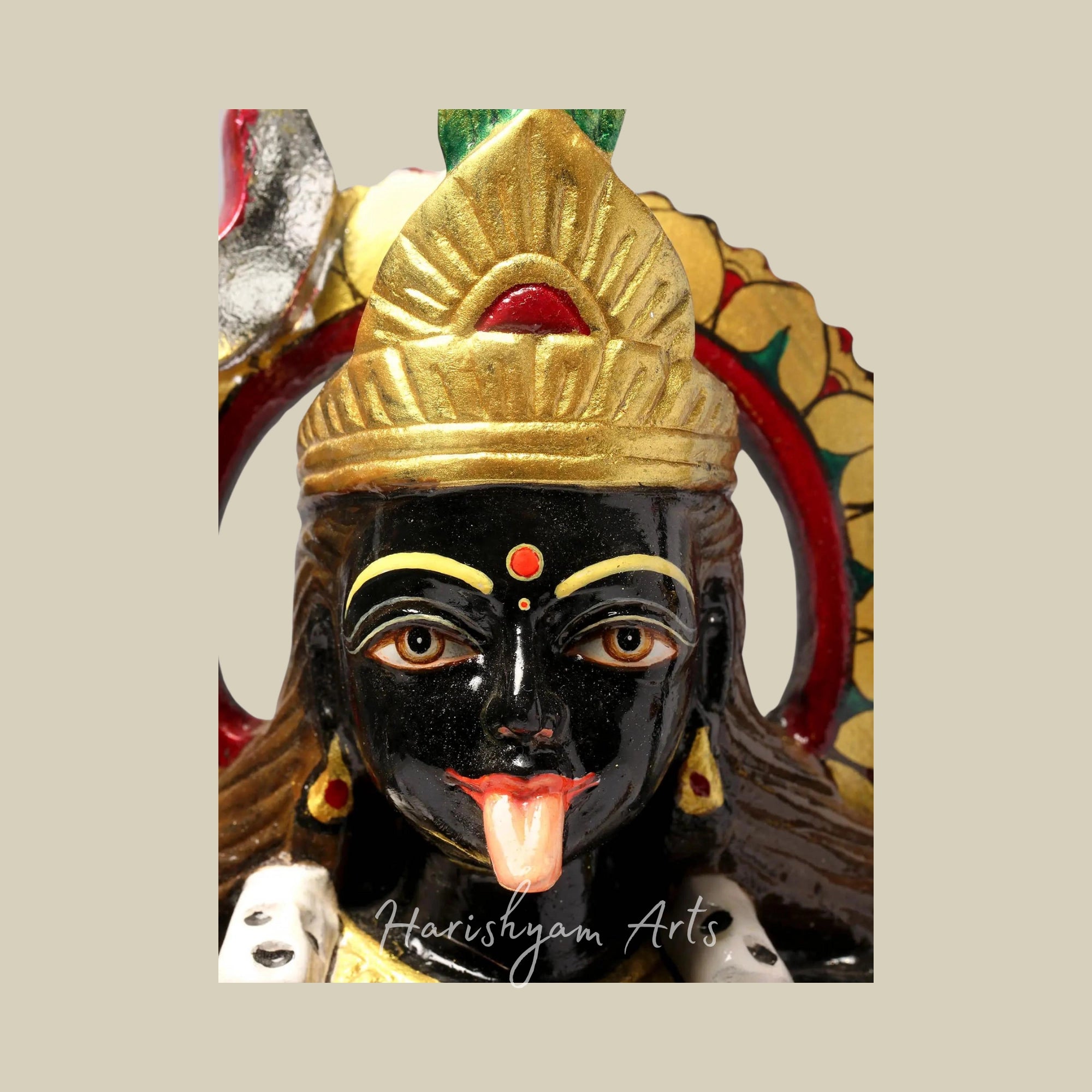 12" Marble Kali Maa Statue3
