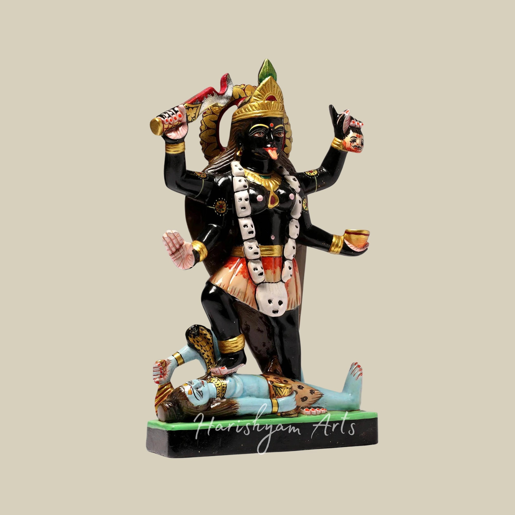 12" Marble Kali Maa Statue6
