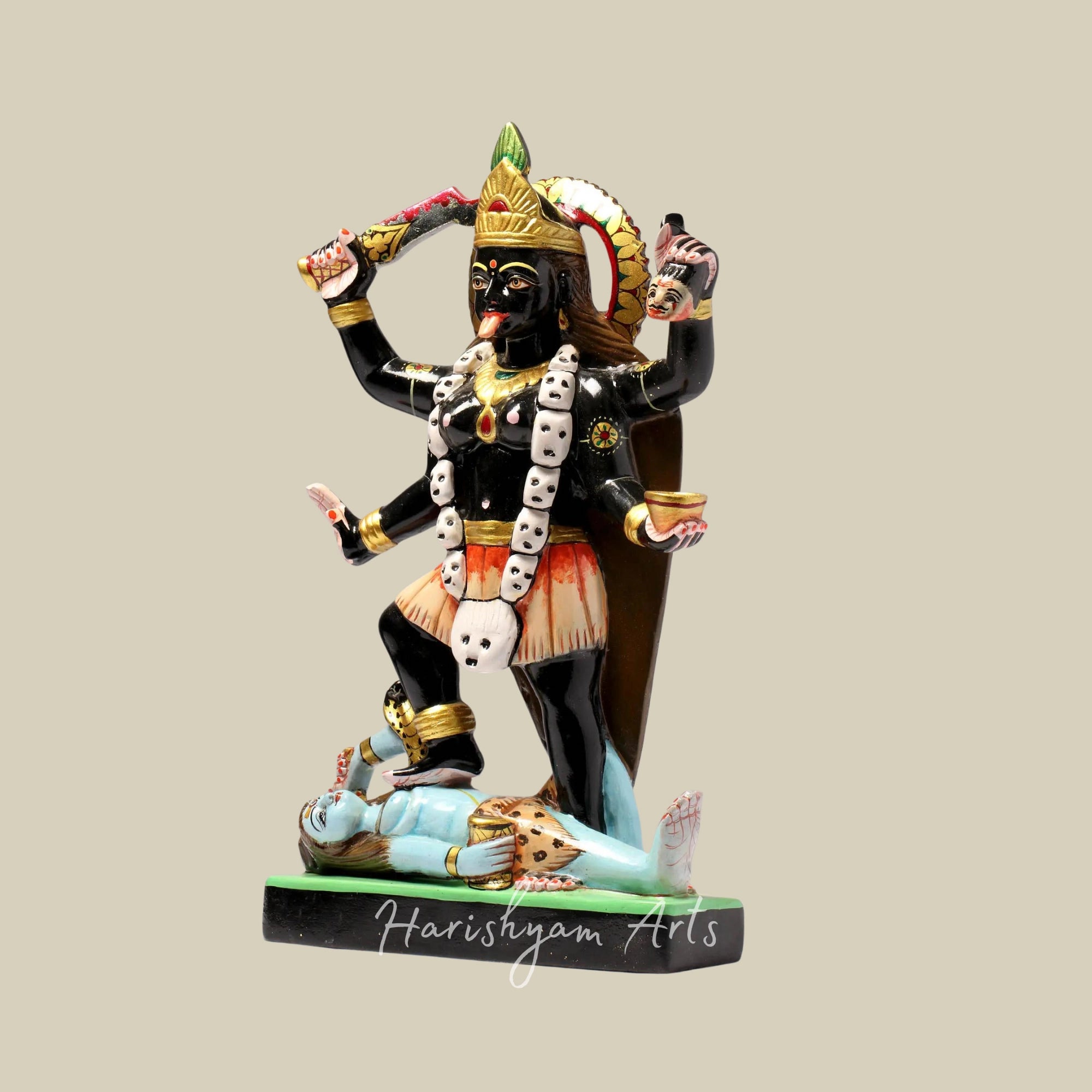 12" Marble Kali Maa Statue8