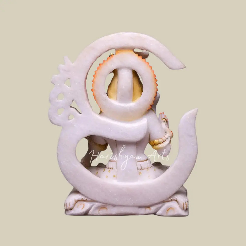 12" Shiva Statue with Om at back