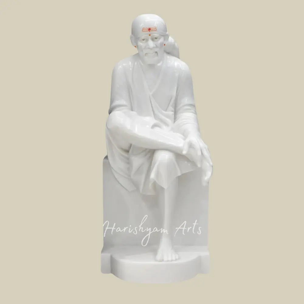 12" Sitting Sai Baba Idol