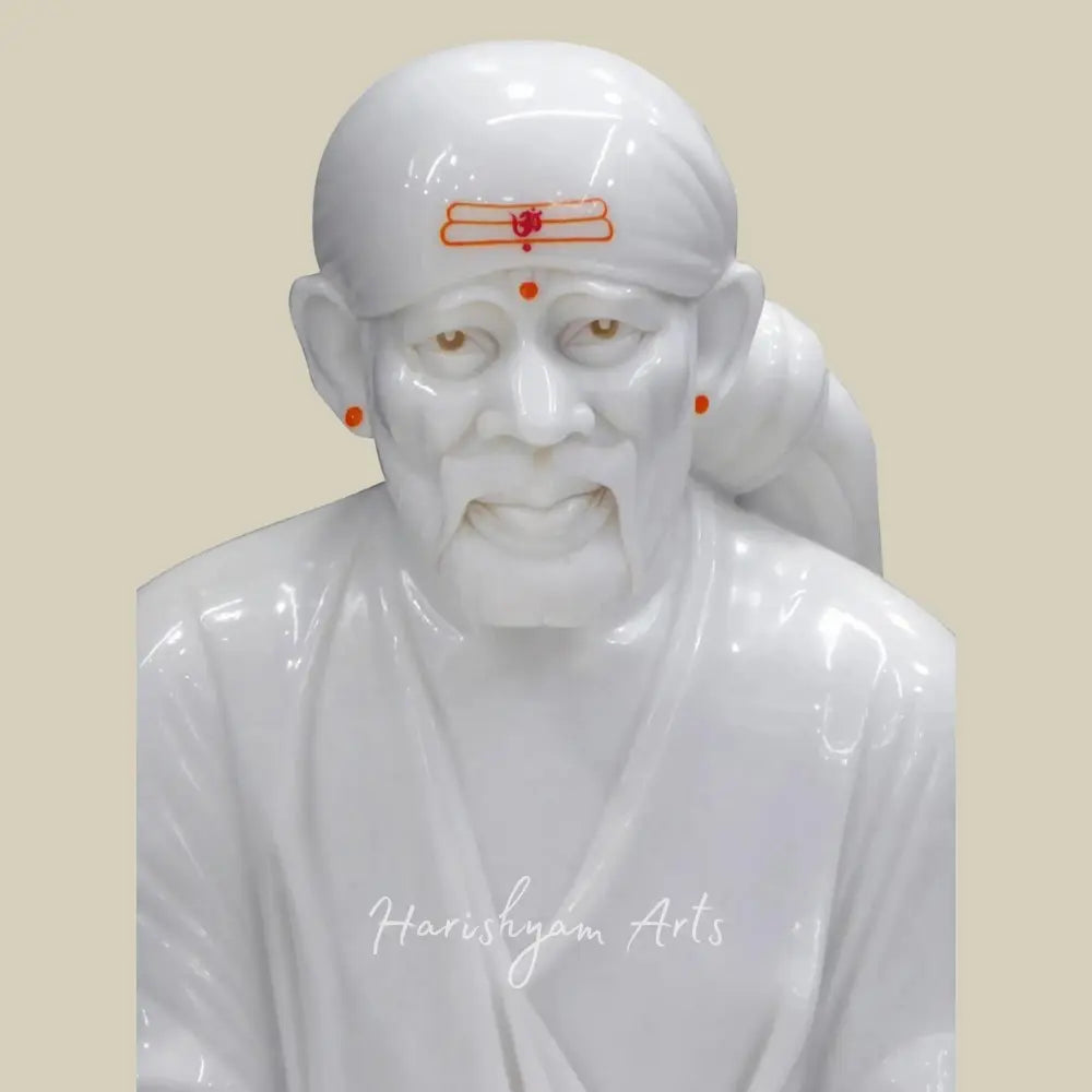 12" Sitting Sai Baba Idol