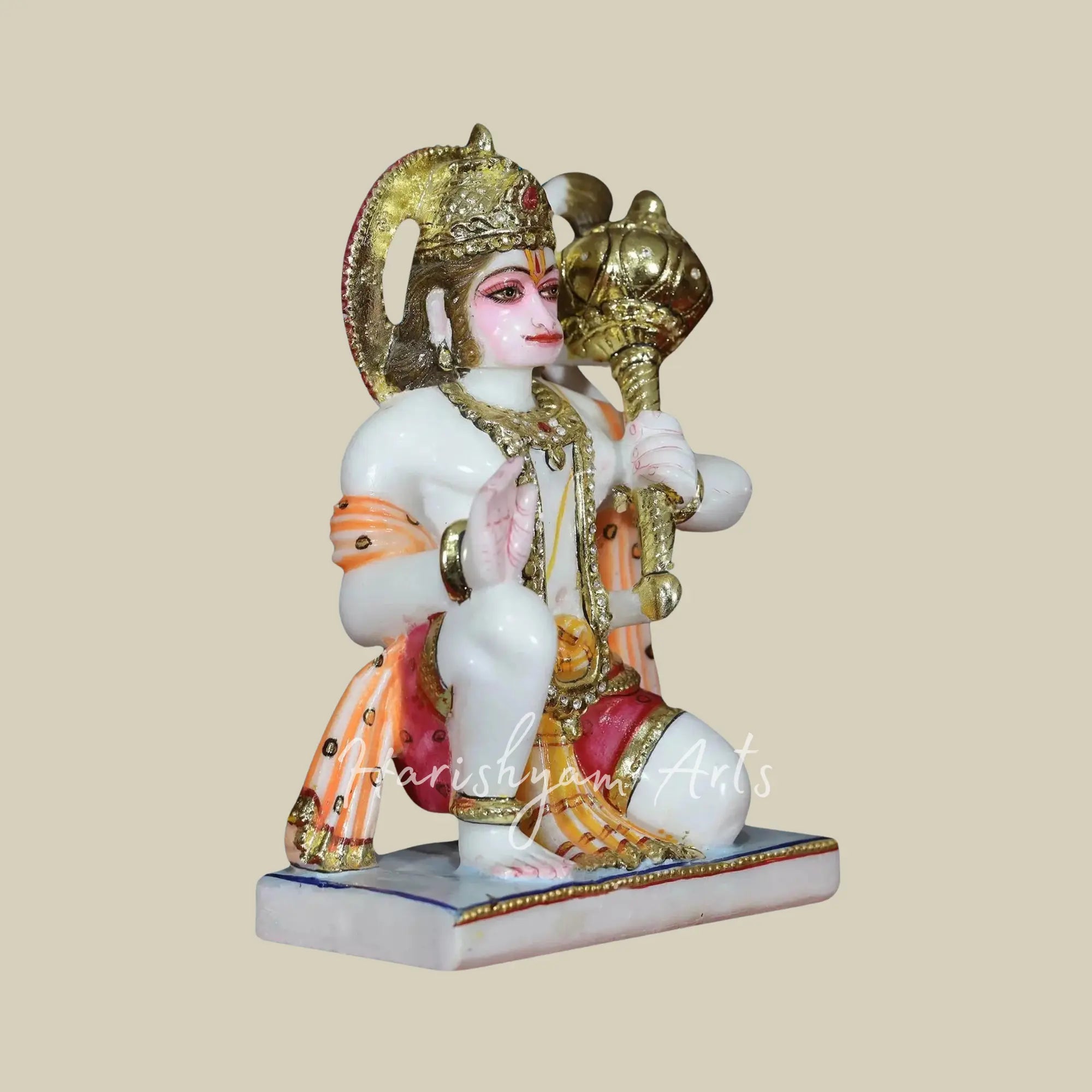12 inches hanuman ji ki murti marble 1