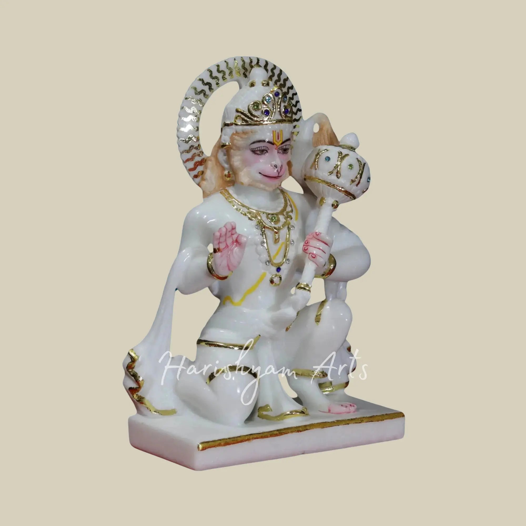 12 inches hanuman ji ki murti marble 2