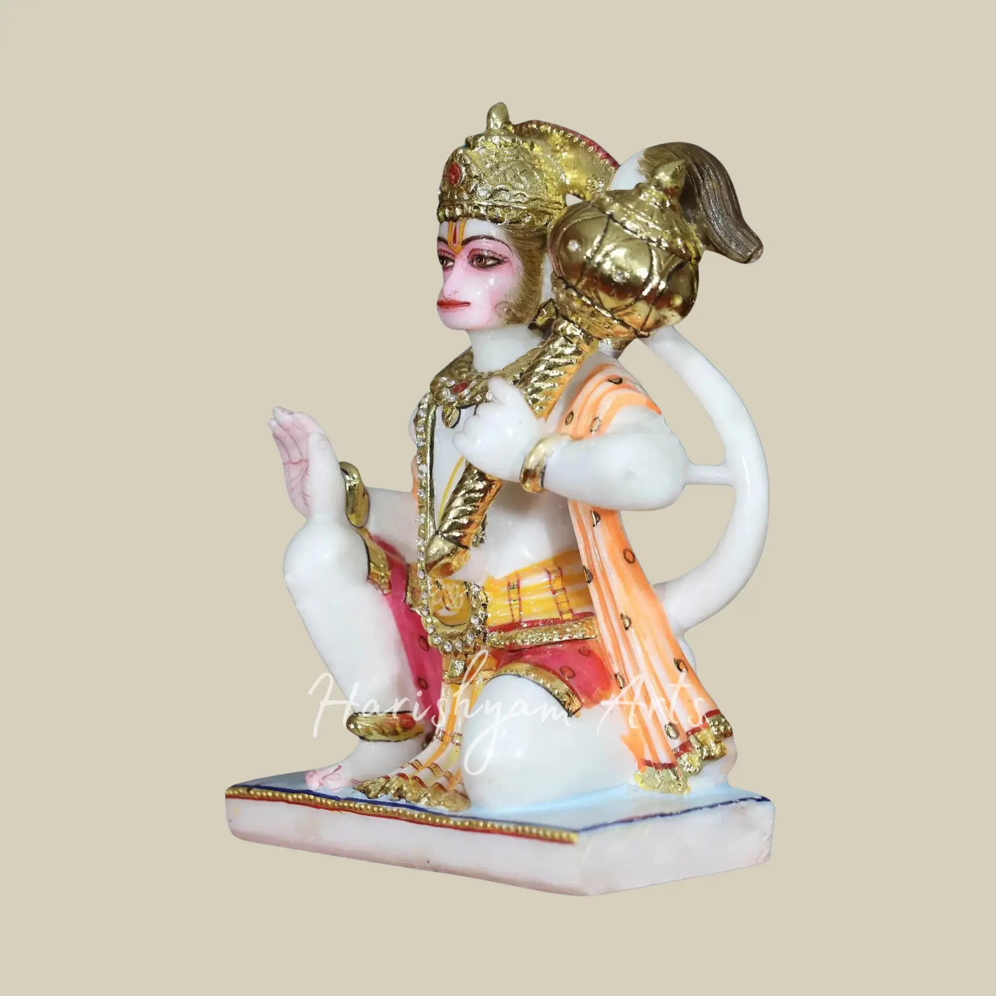 12 inches hanuman ji ki murti marble 2