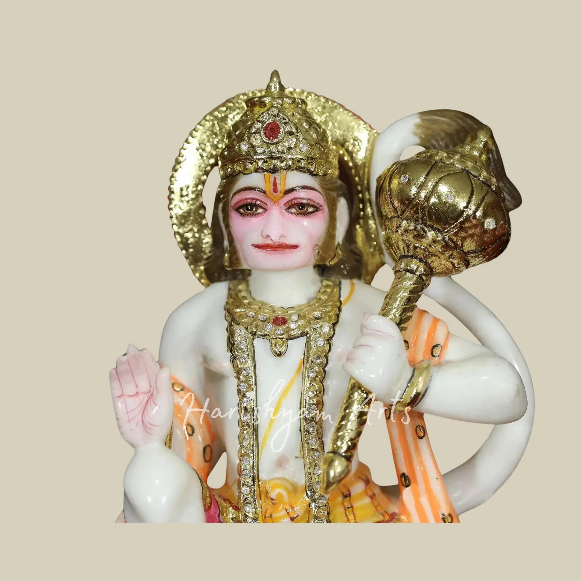 12 inches hanuman ji ki murti marble 3