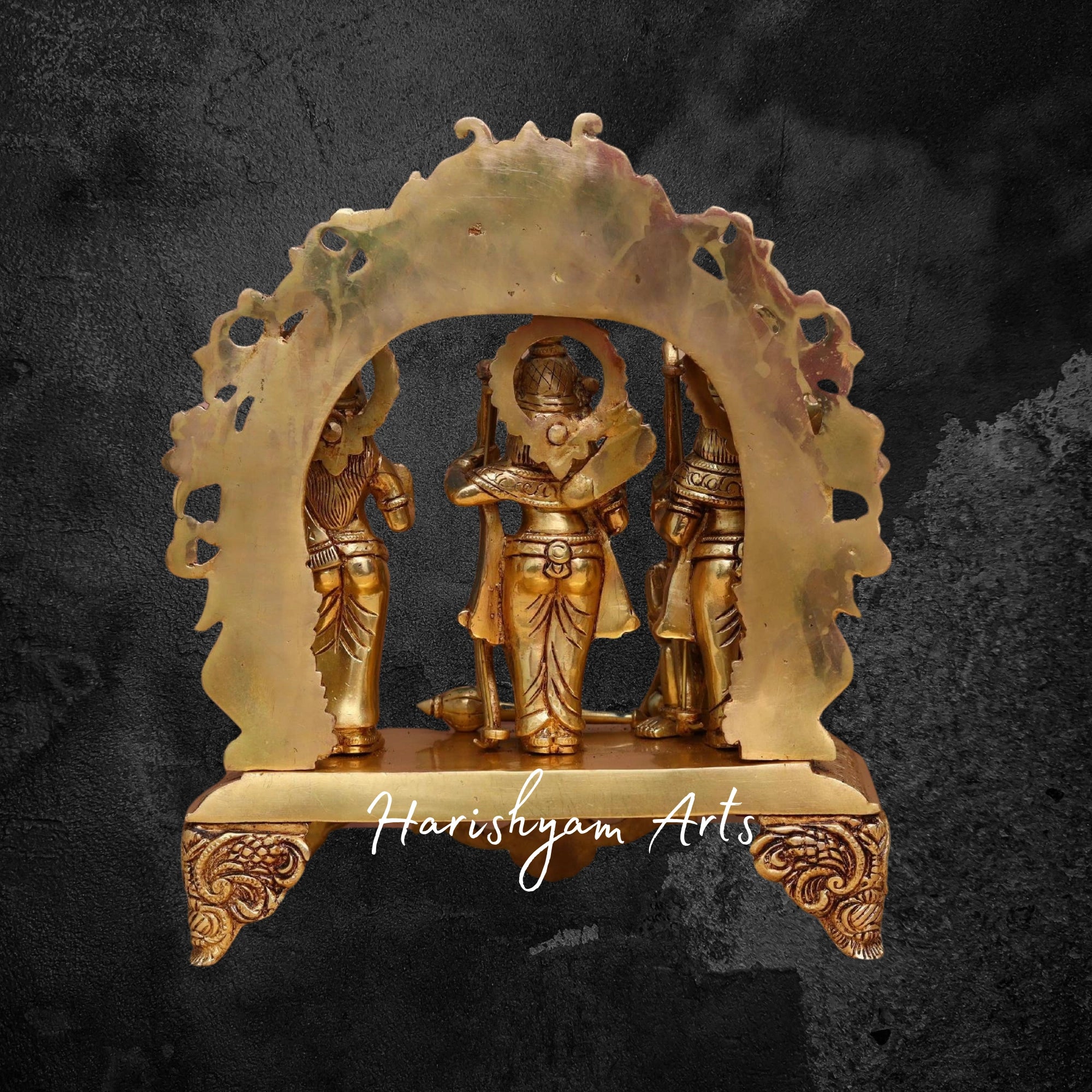 13" Best Quality Brass Ram Darbar Statue with Artistic Finish