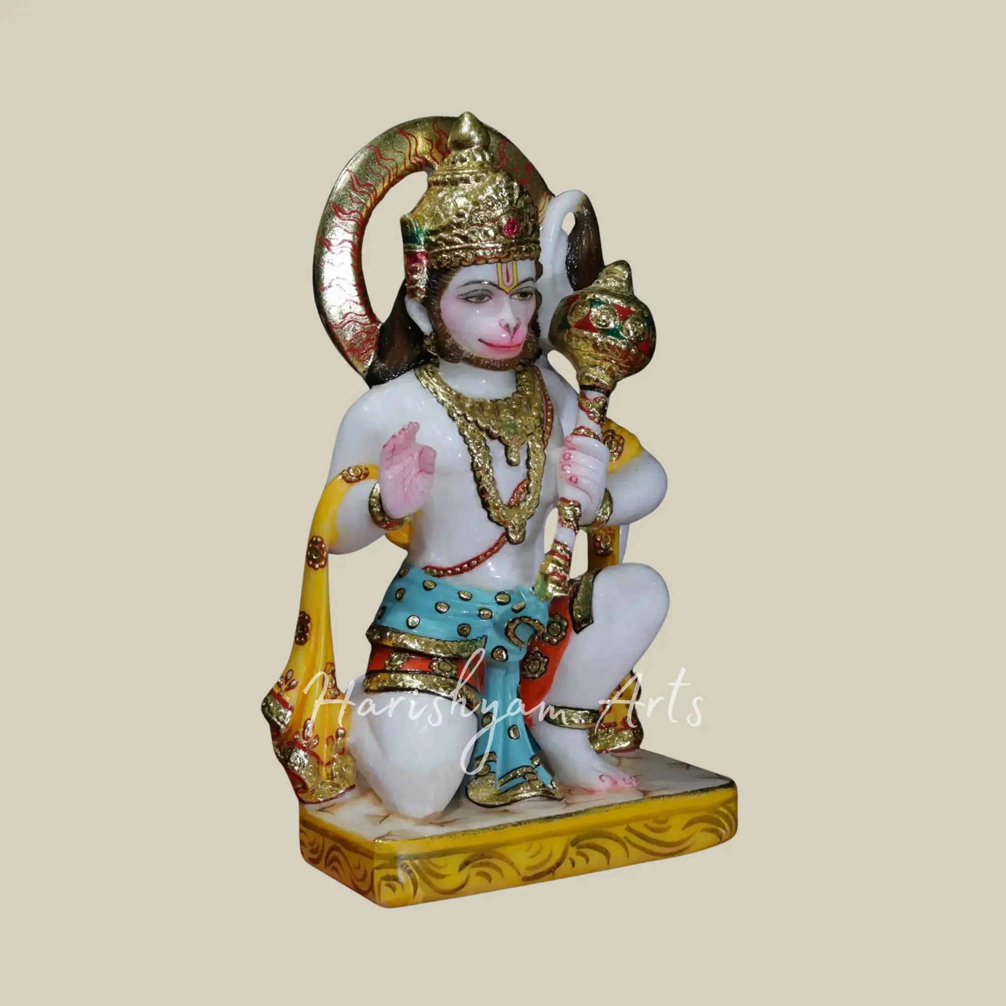 14 inches marble hanuman ji statues 2