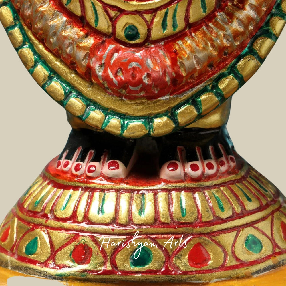 15" Lord Venkateshvara as Tirupati Balaji Statue in Marble