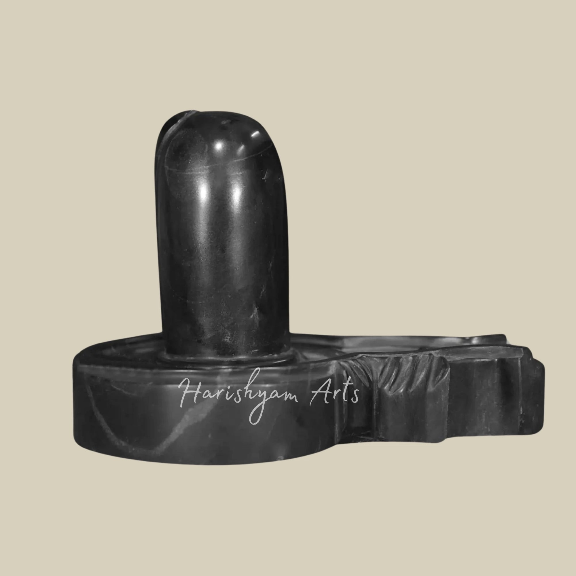 15" Marble Shiva Lingam