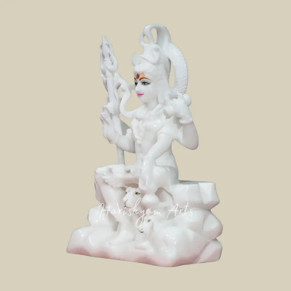 15" Beautiful Shiva Marble Statue