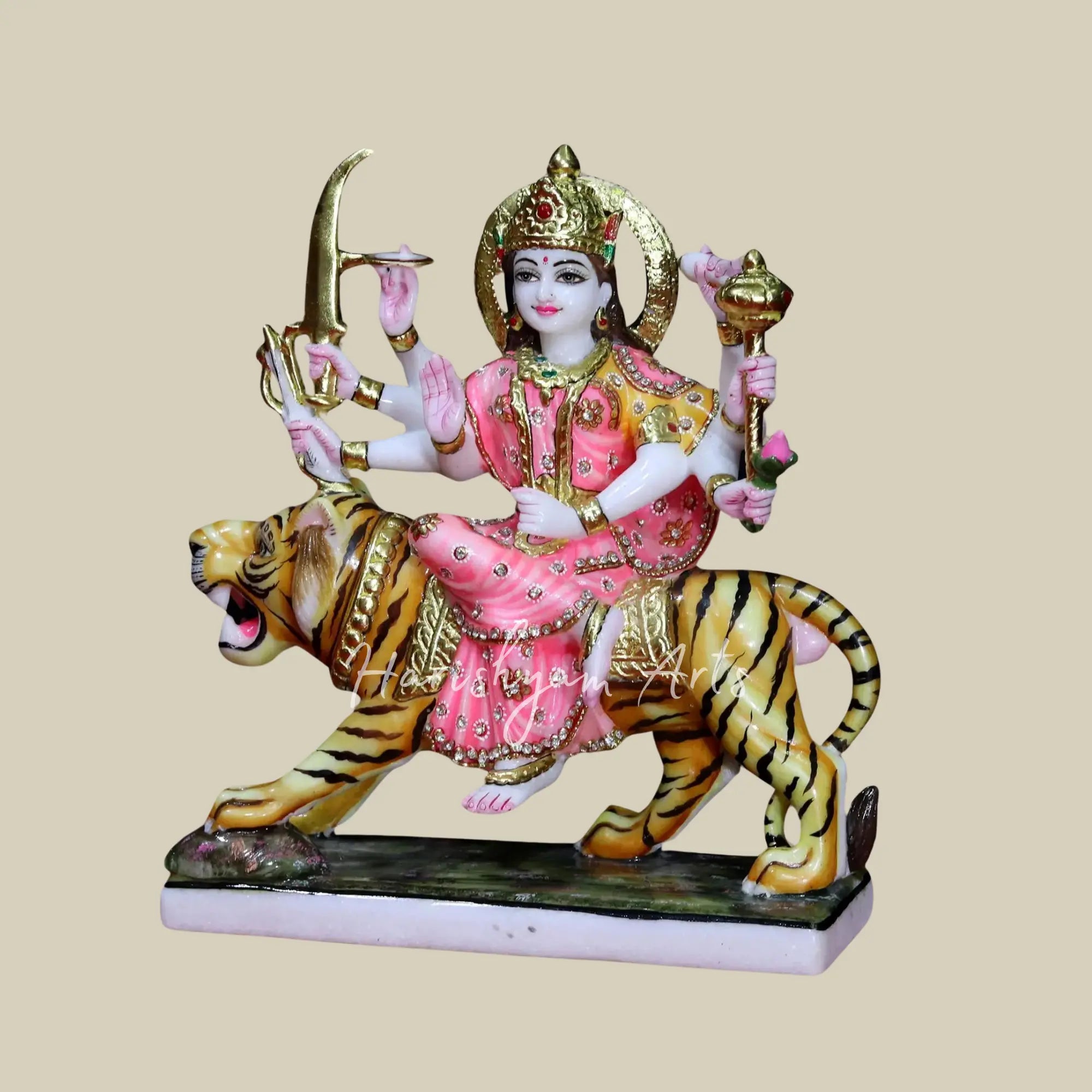 15" Marble Durga ji Murti