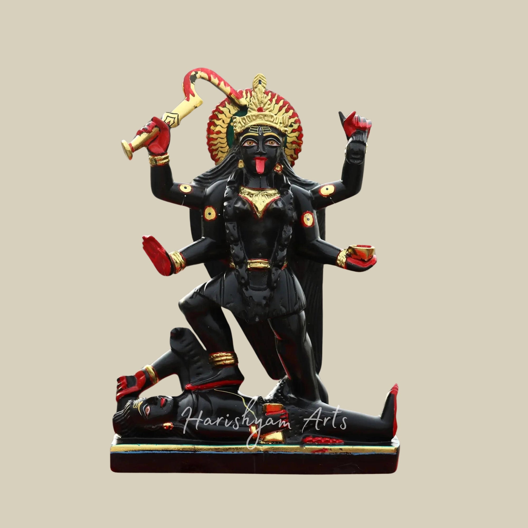 16" Mahakali Marble Idol