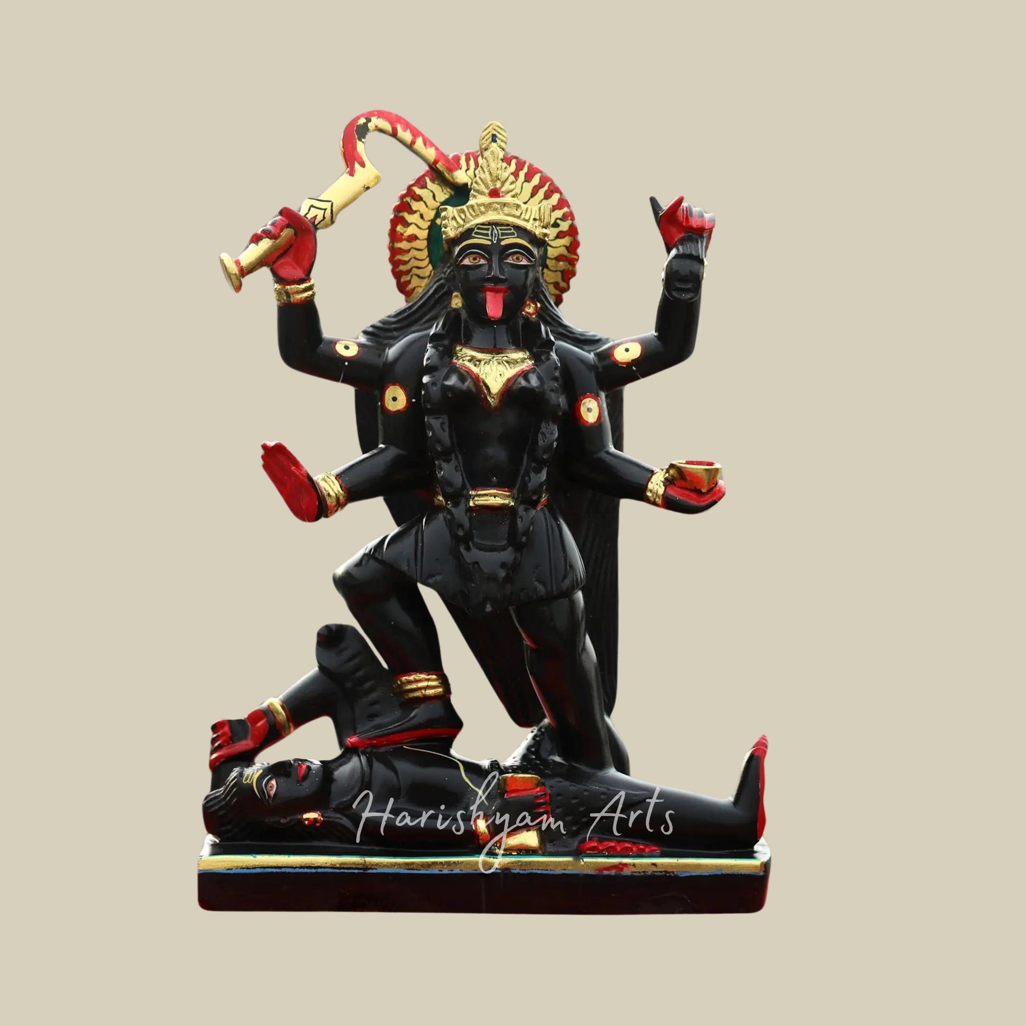 16" Mahakali Marble Idol4
