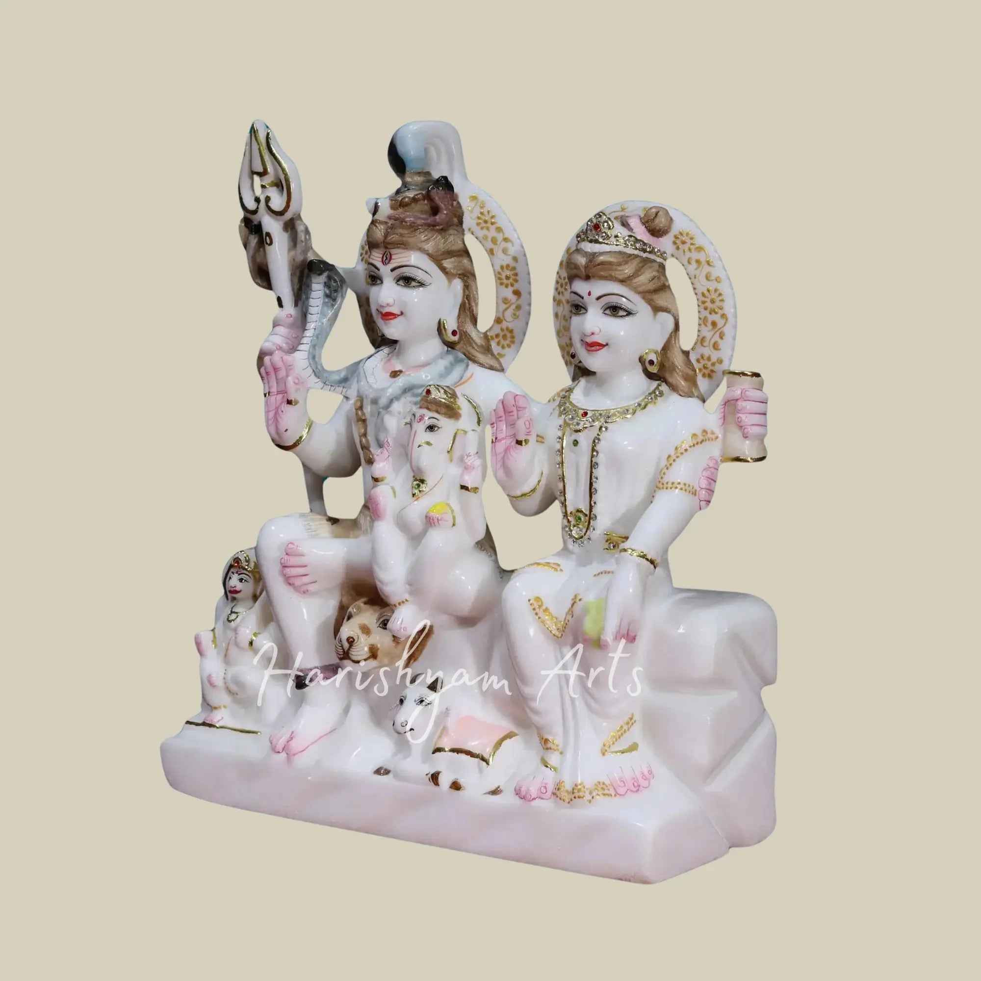 16 inches shiv parivar statue for home big size 1