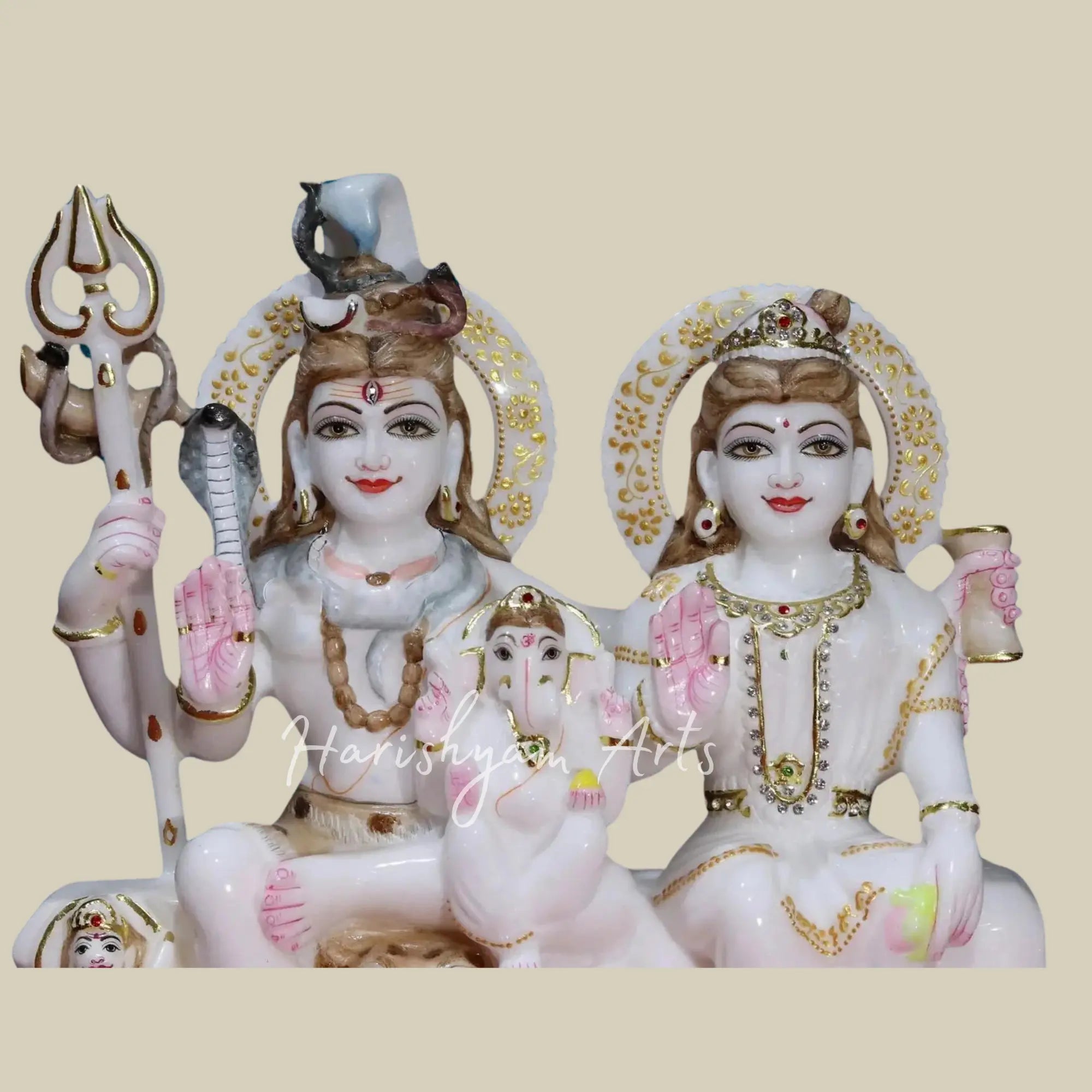 16 inches shiv parivar statue for home big size 2