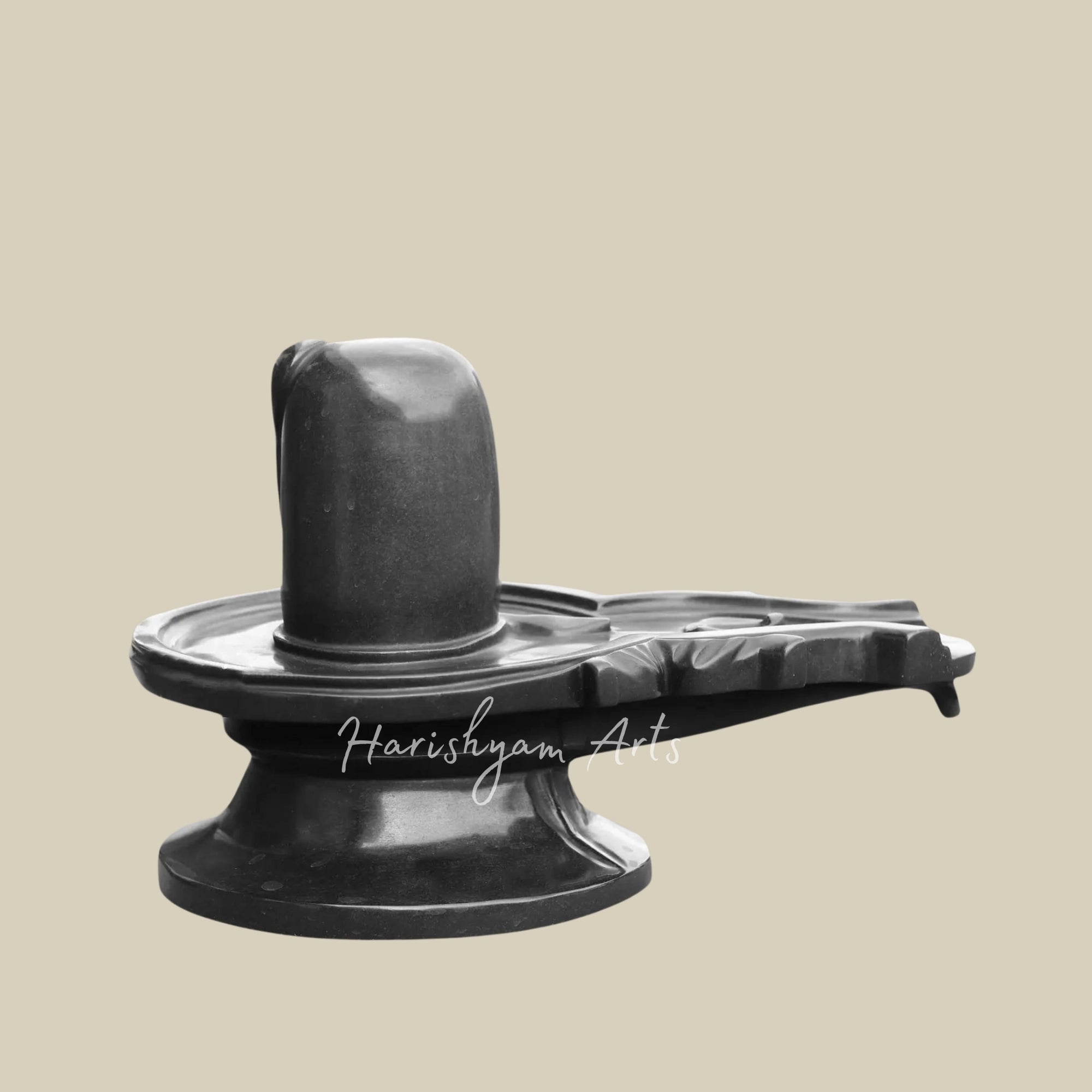 18" Marble Shivling with Base
1