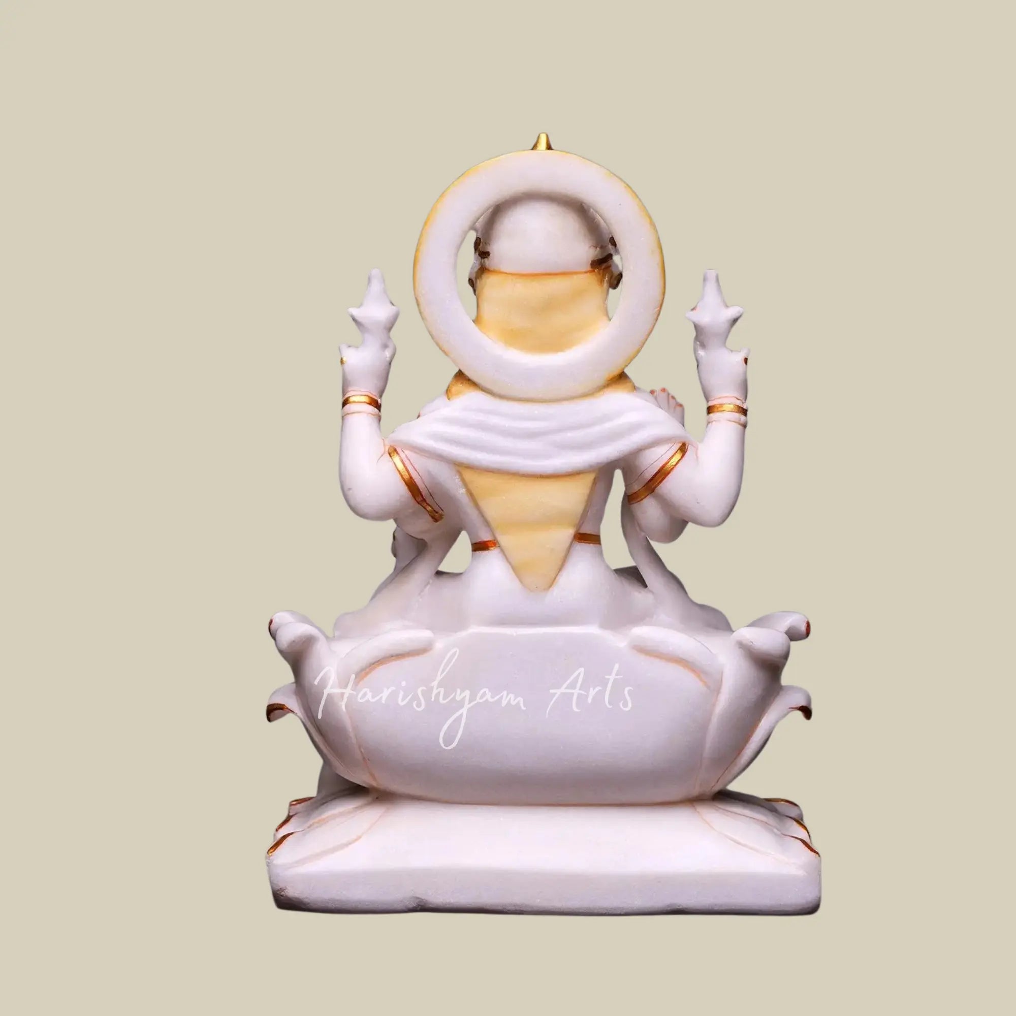 18" Marble Laxmi Mata Statue