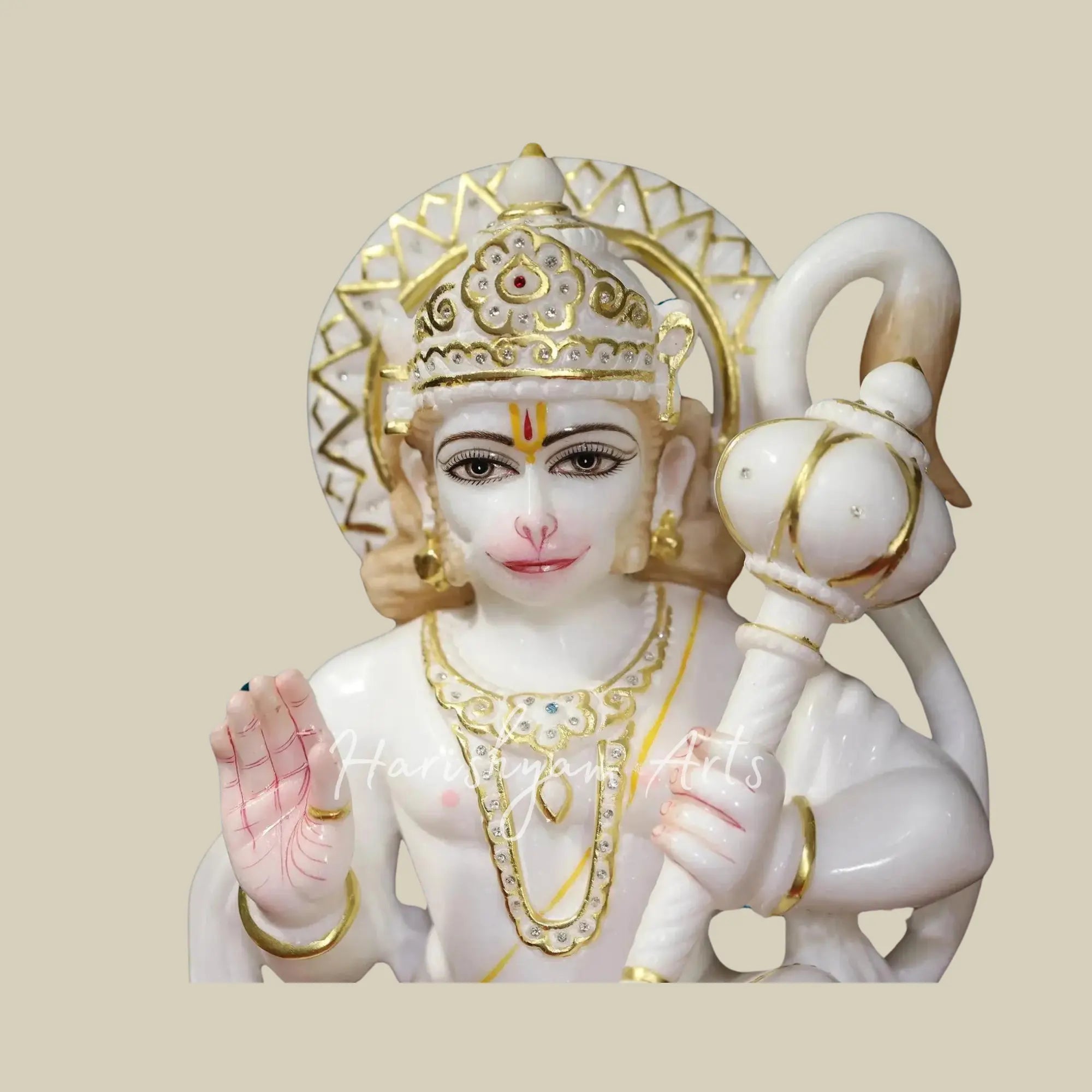 18 inches hanuman ji ki marble ki murti