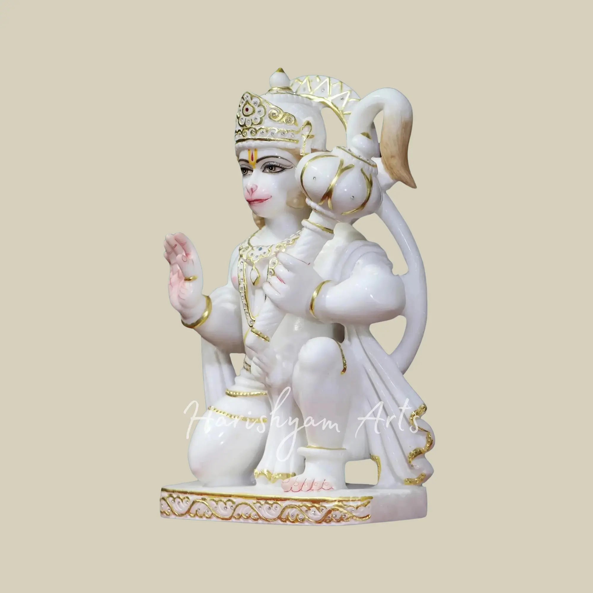 18 inches hanuman ji ki marble ki murti 3