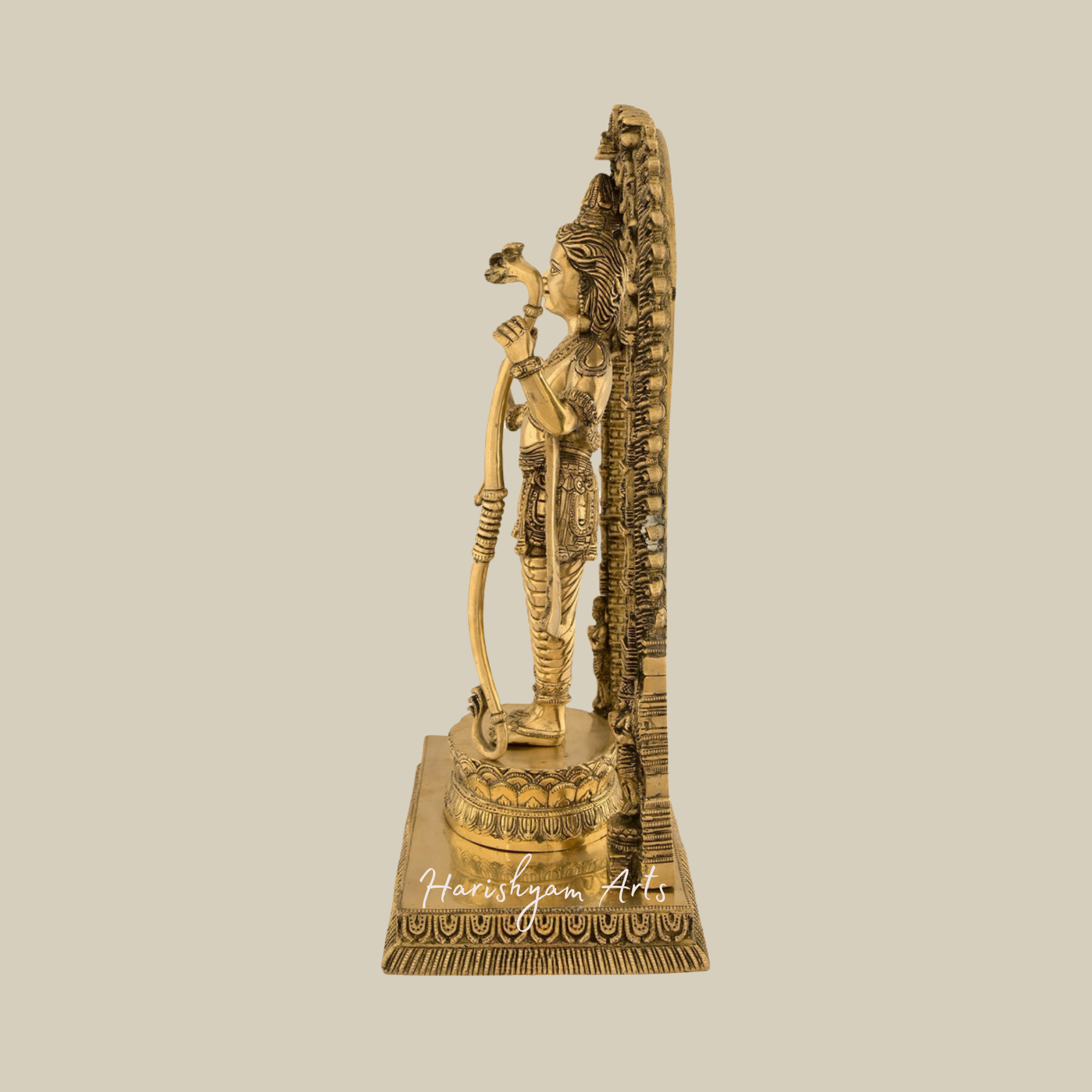 19" Ram Lalla Brass Idol for Home Temple
