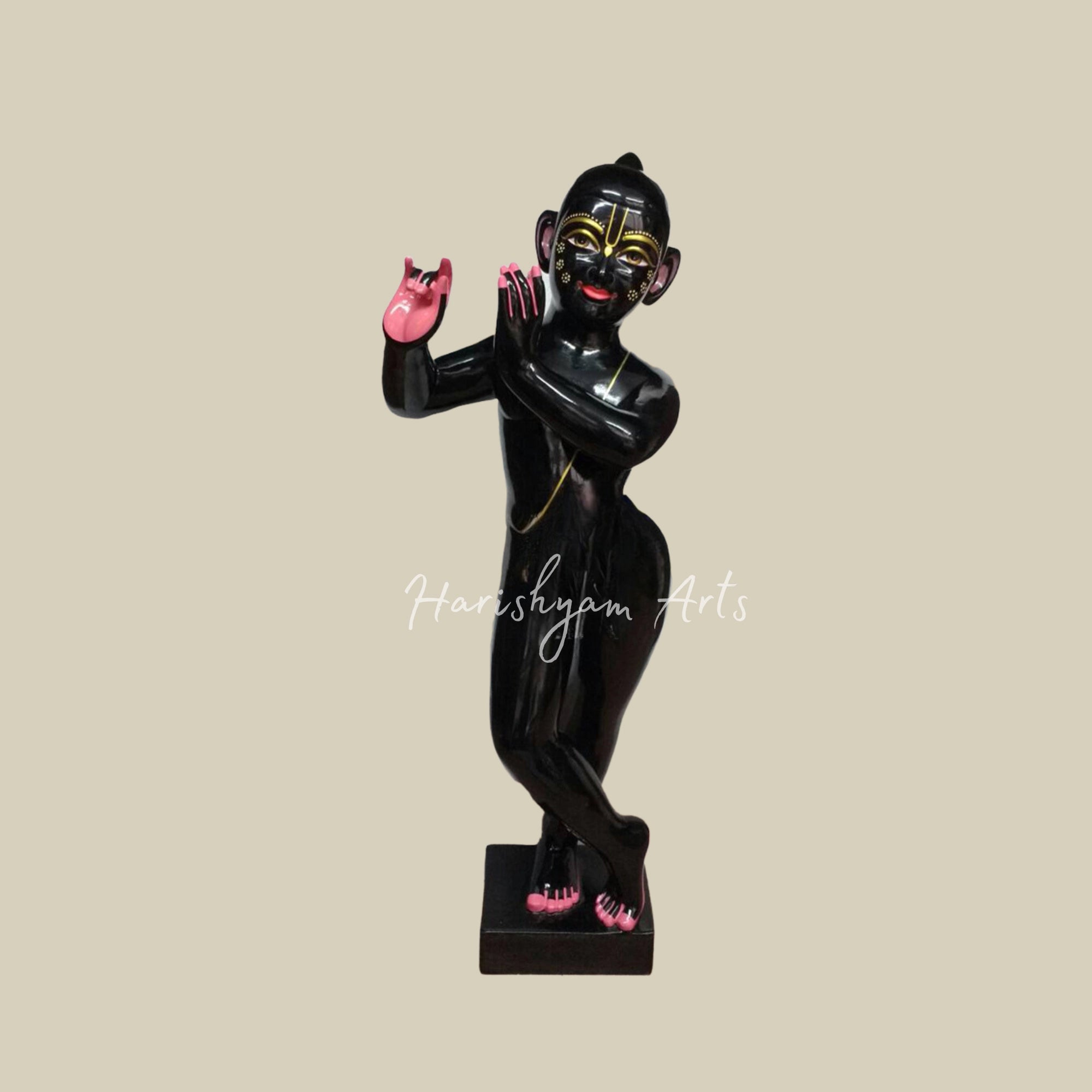 21" Iskcon Radha Krishna Marble Statue for Home4