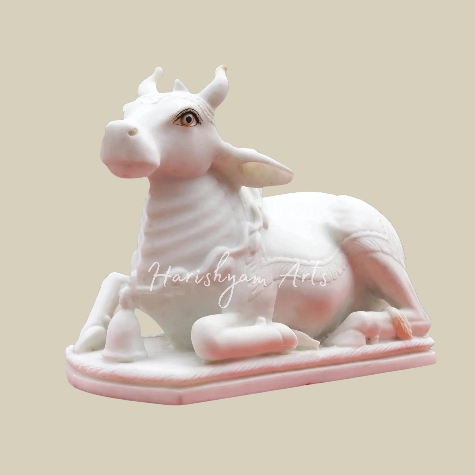 21 inches Nandi Bull Idol for Mandir