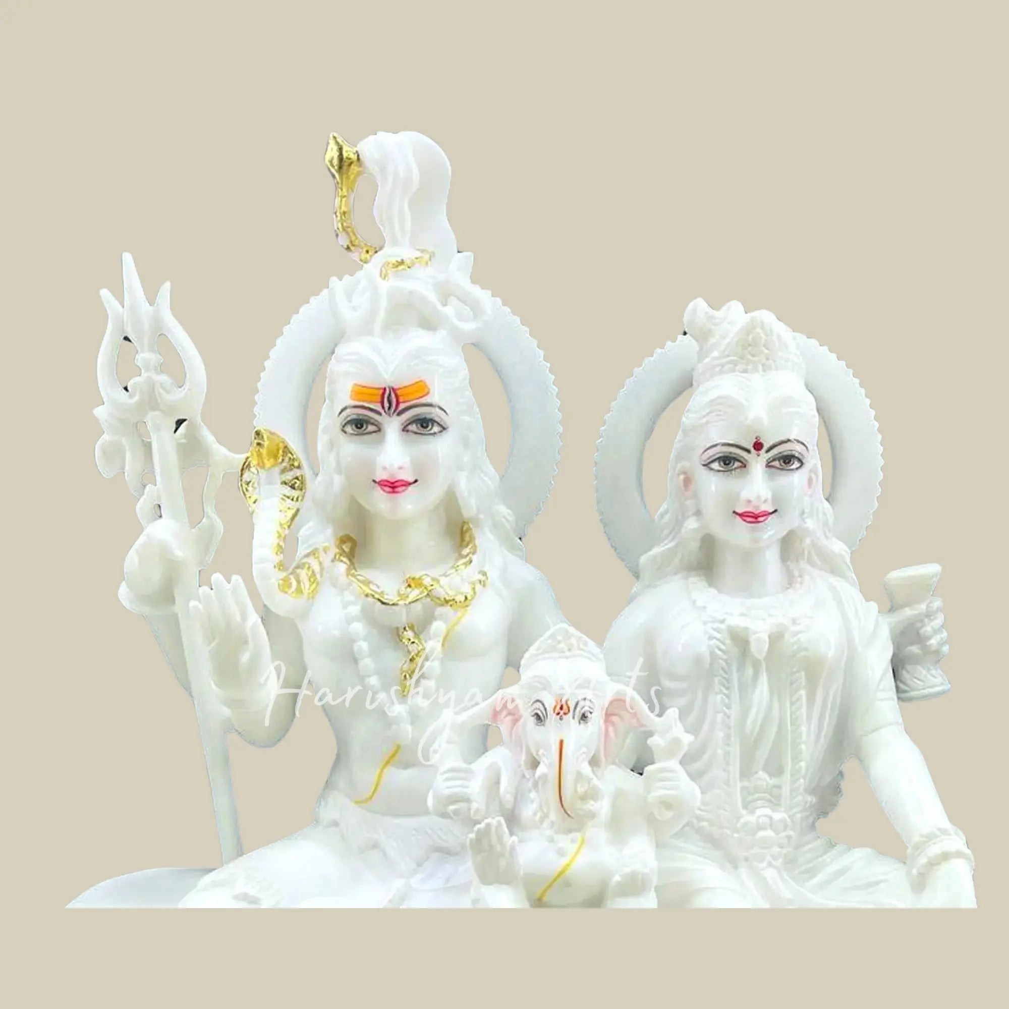 21 inches shiv parivar marble statue 1