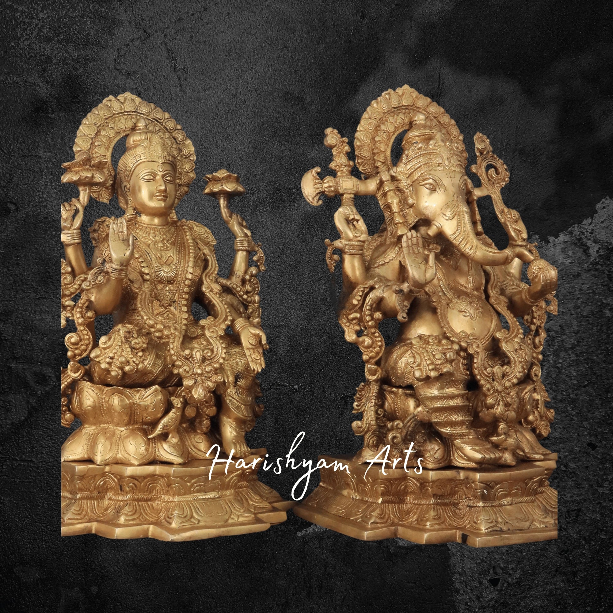 22" Laxmi Ganesh Murti for Festival Puja and Rituals2