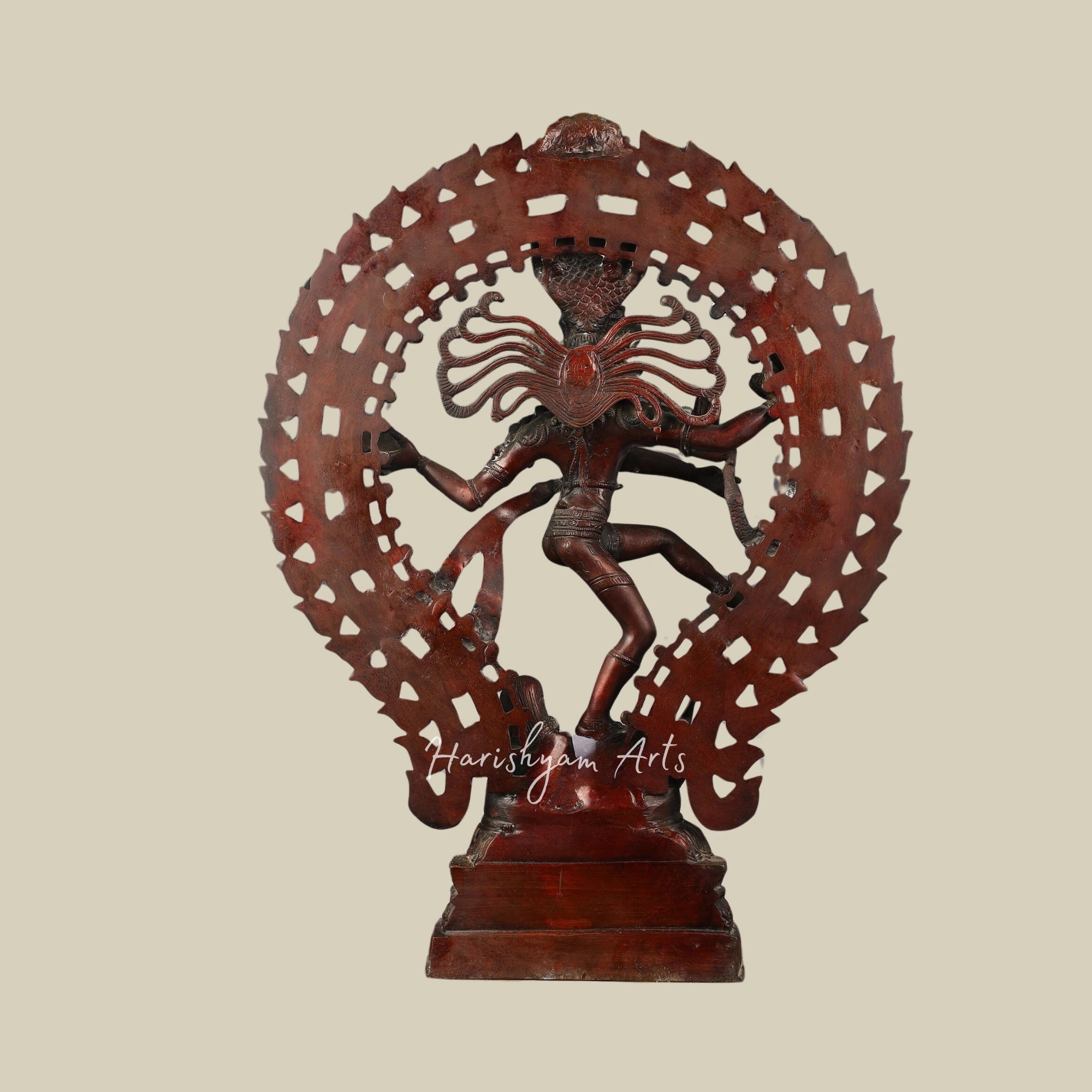 23" Artisanal Chola-Style Nataraja Statue in Brass