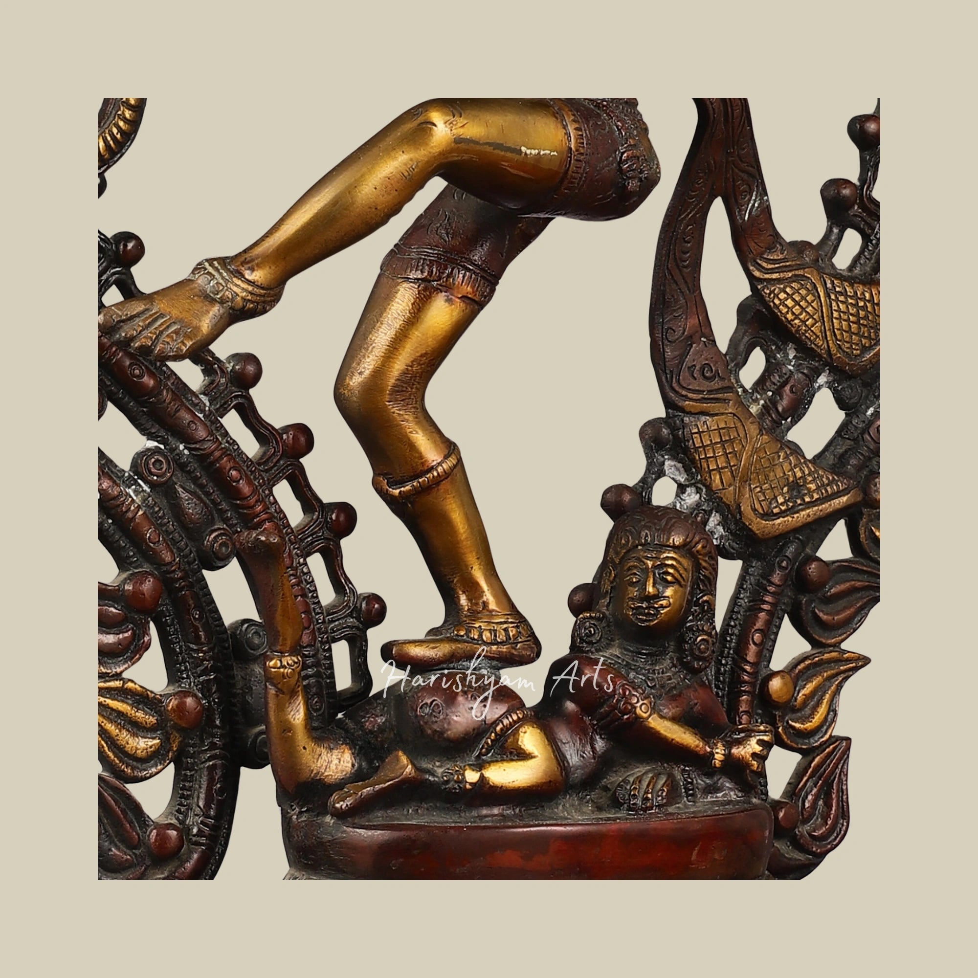 23" Artisanal Chola-Style Nataraja Statue in Brass