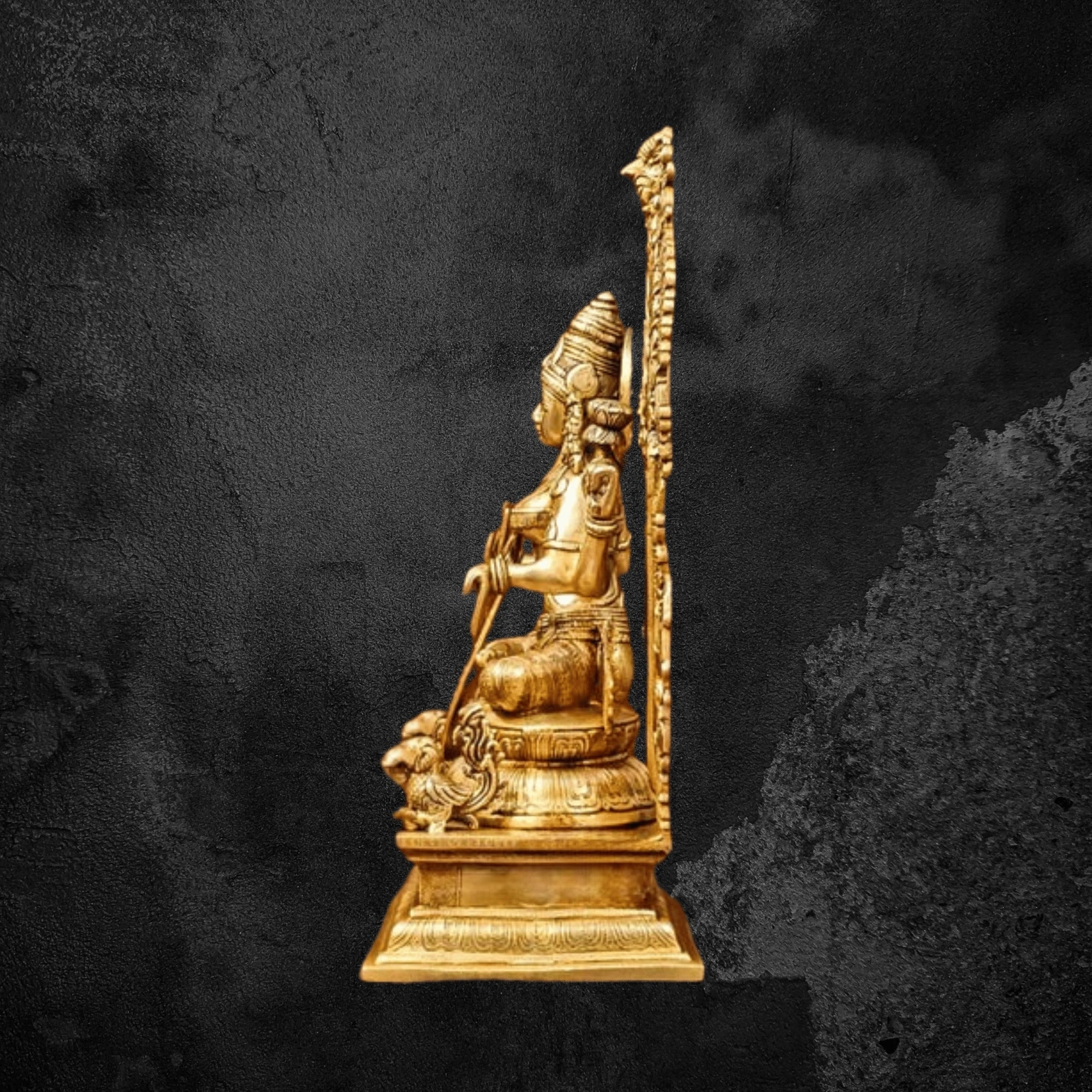 24" Decorative Brass Lakshmi Murti with Exquisite Craftsmanship