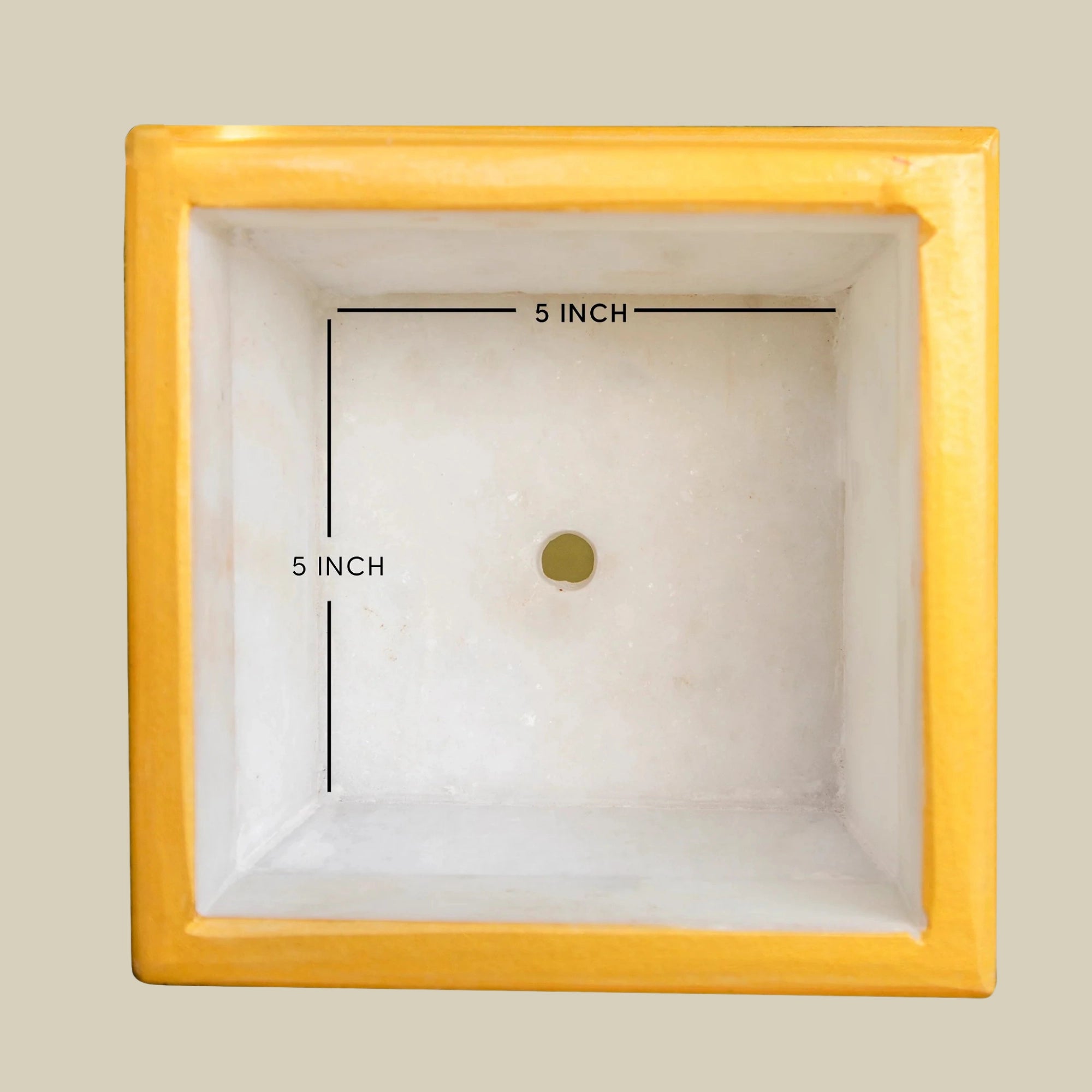 24" Handcrafted Marble Tulsi Pot3
