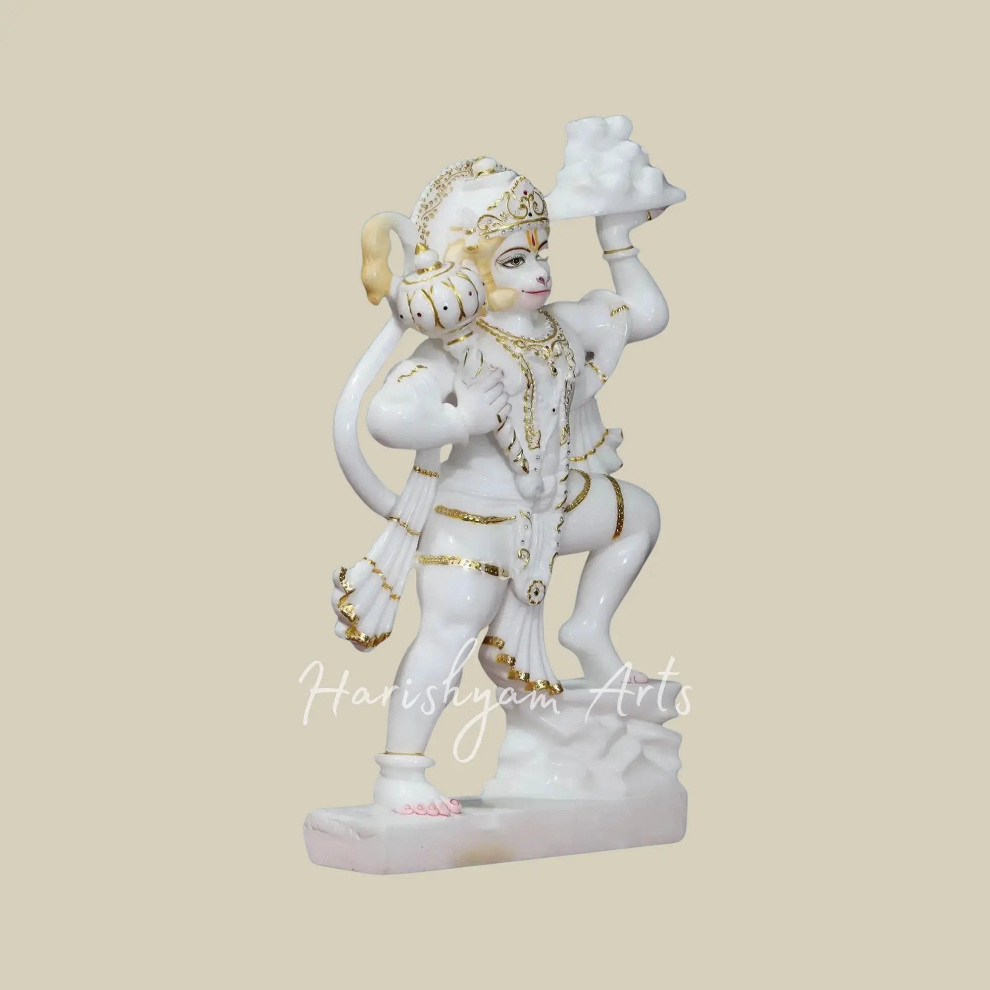 24 inches hanuman marble idol 2