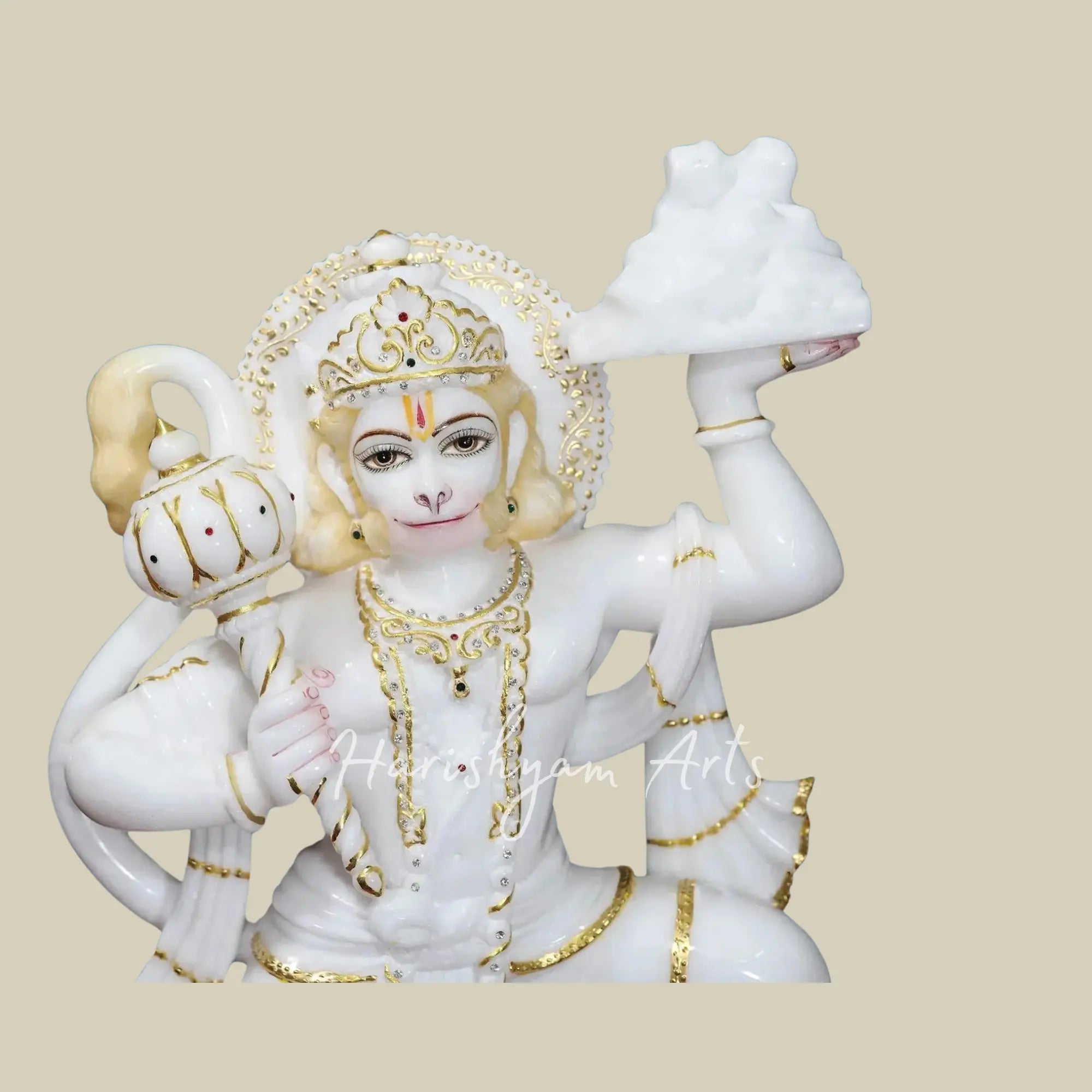 24 inches hanuman marble idol 3
