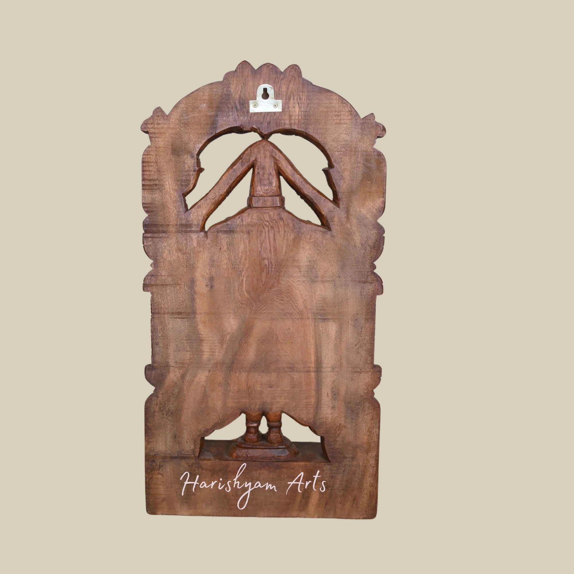 25" Carved Tirupati Balaji Wooden Idol4
